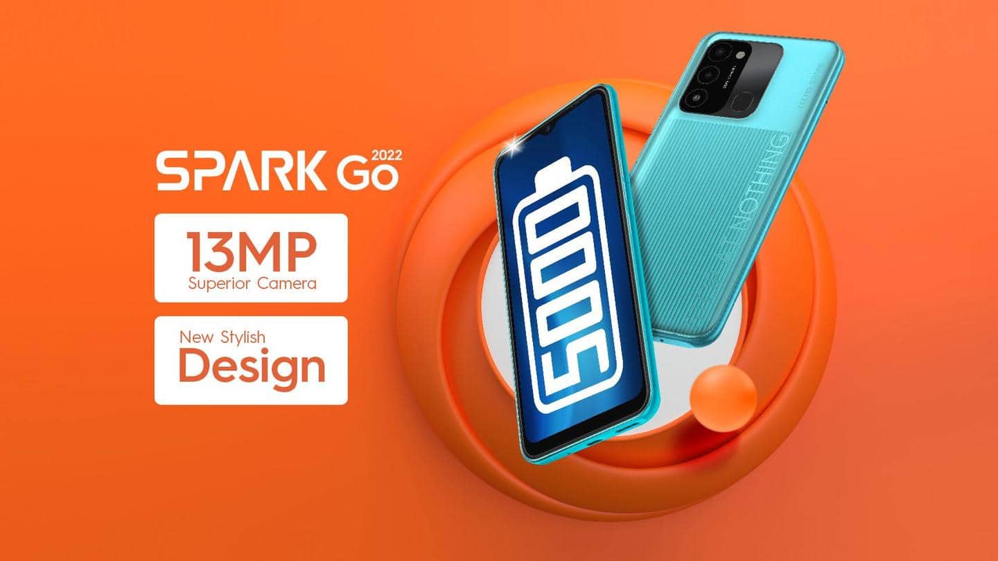 TECNO SPARK GO 2022 is now available for Rs. 7,500