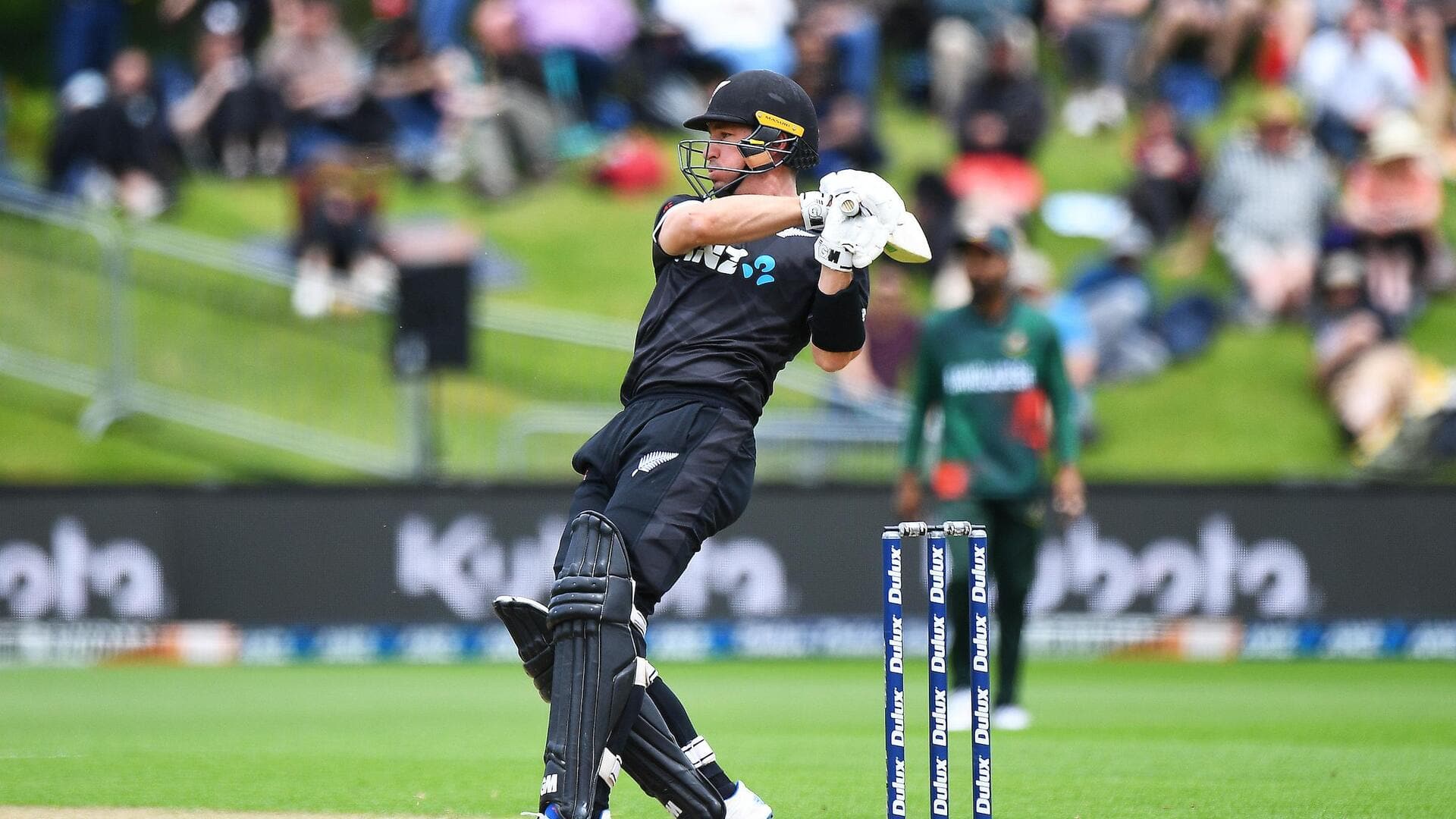 New Zealand thrash Bangladesh in 1st ODI; Latham, Young shine