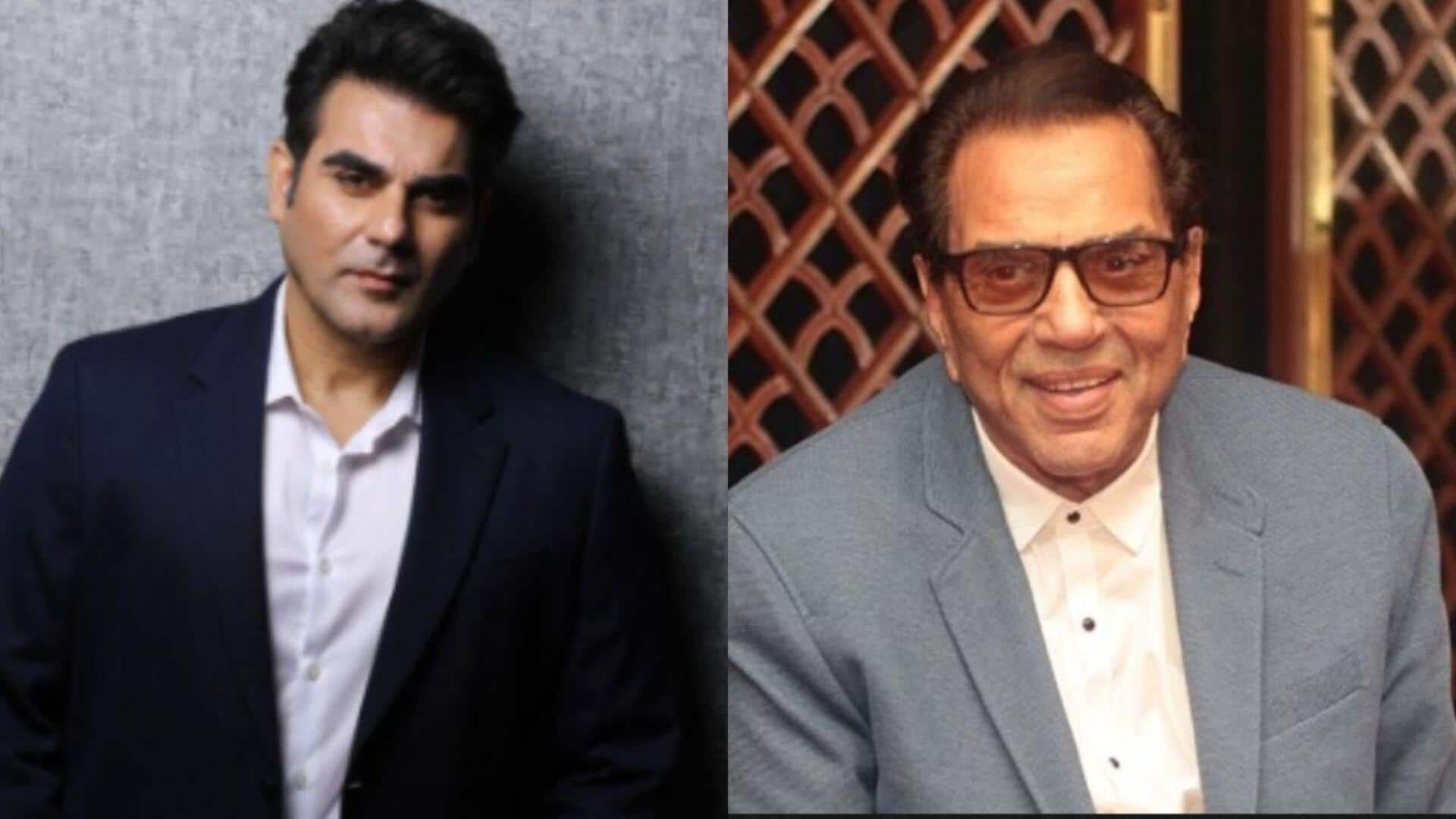 Arbaaz Khan reunites with Dharmendra after 27yrs for new film Arbaaz Khan reunites with Dharmendra after 27yrs for new film
