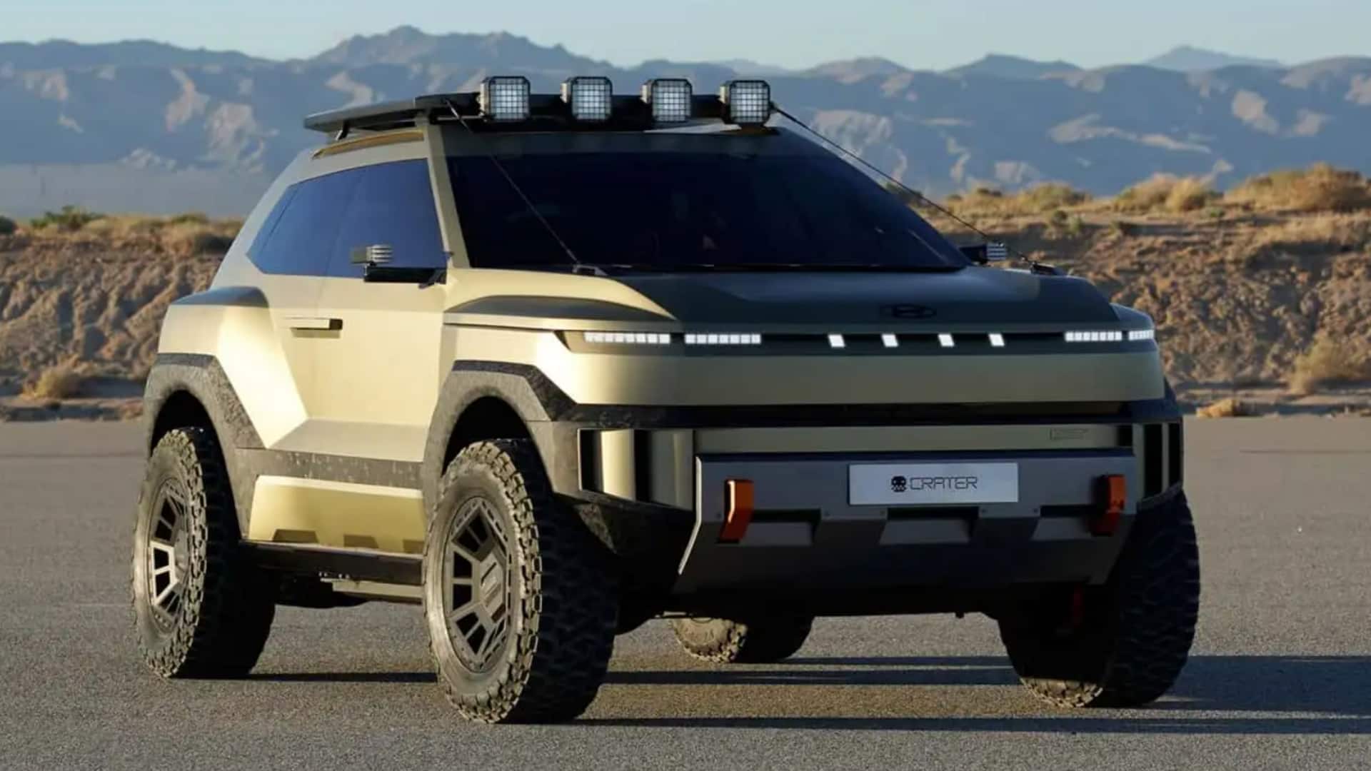 Meet CRATER, Hyundai's bold new off-road electric SUV concept
