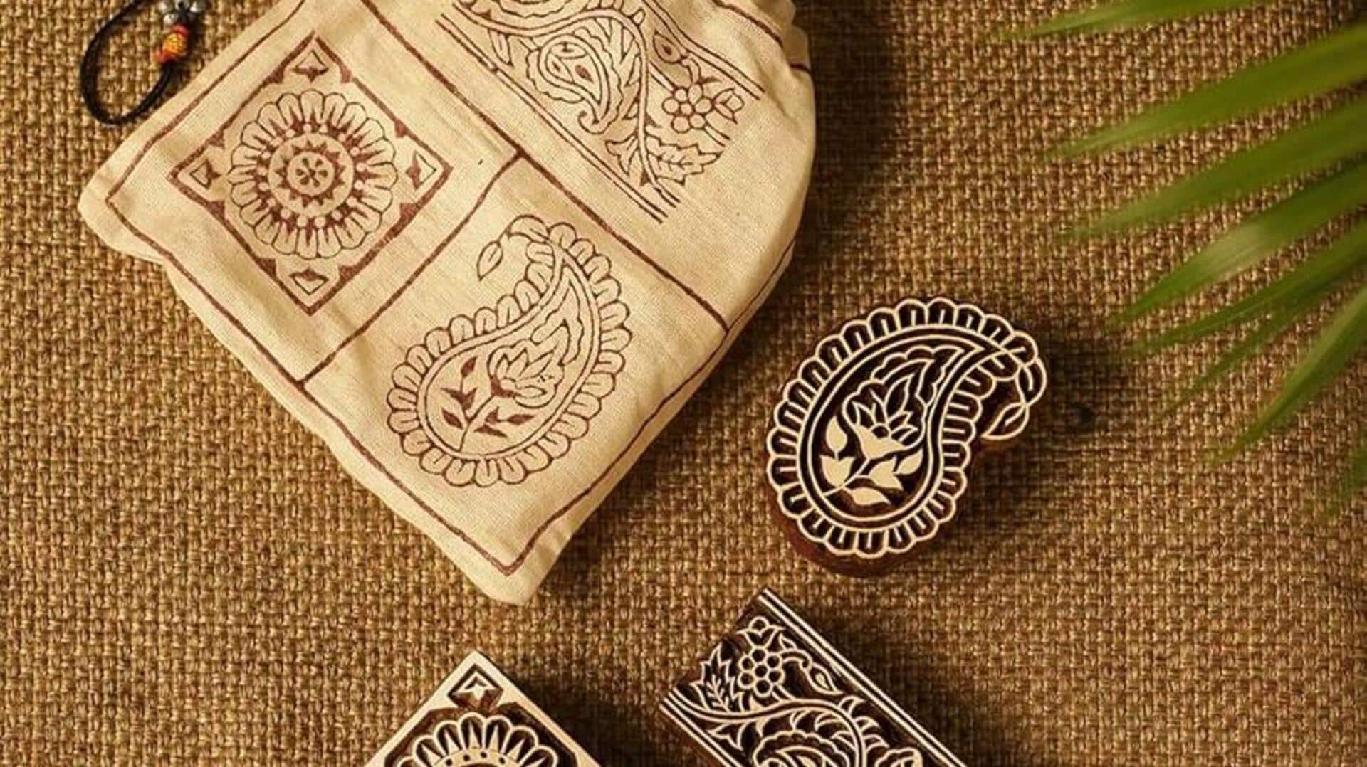 How wooden printing blocks can be used in home decor 