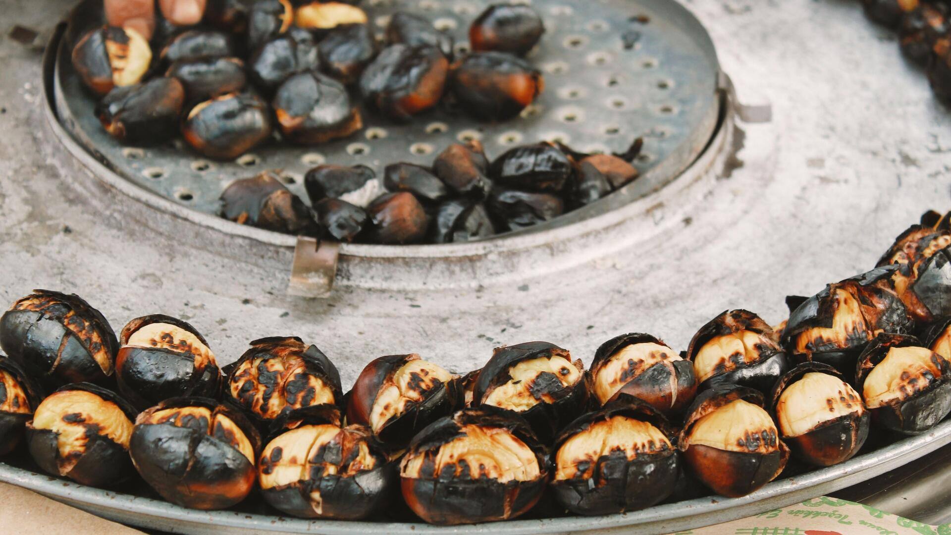 Try roasted water chestnuts instead of spiced corn nuts