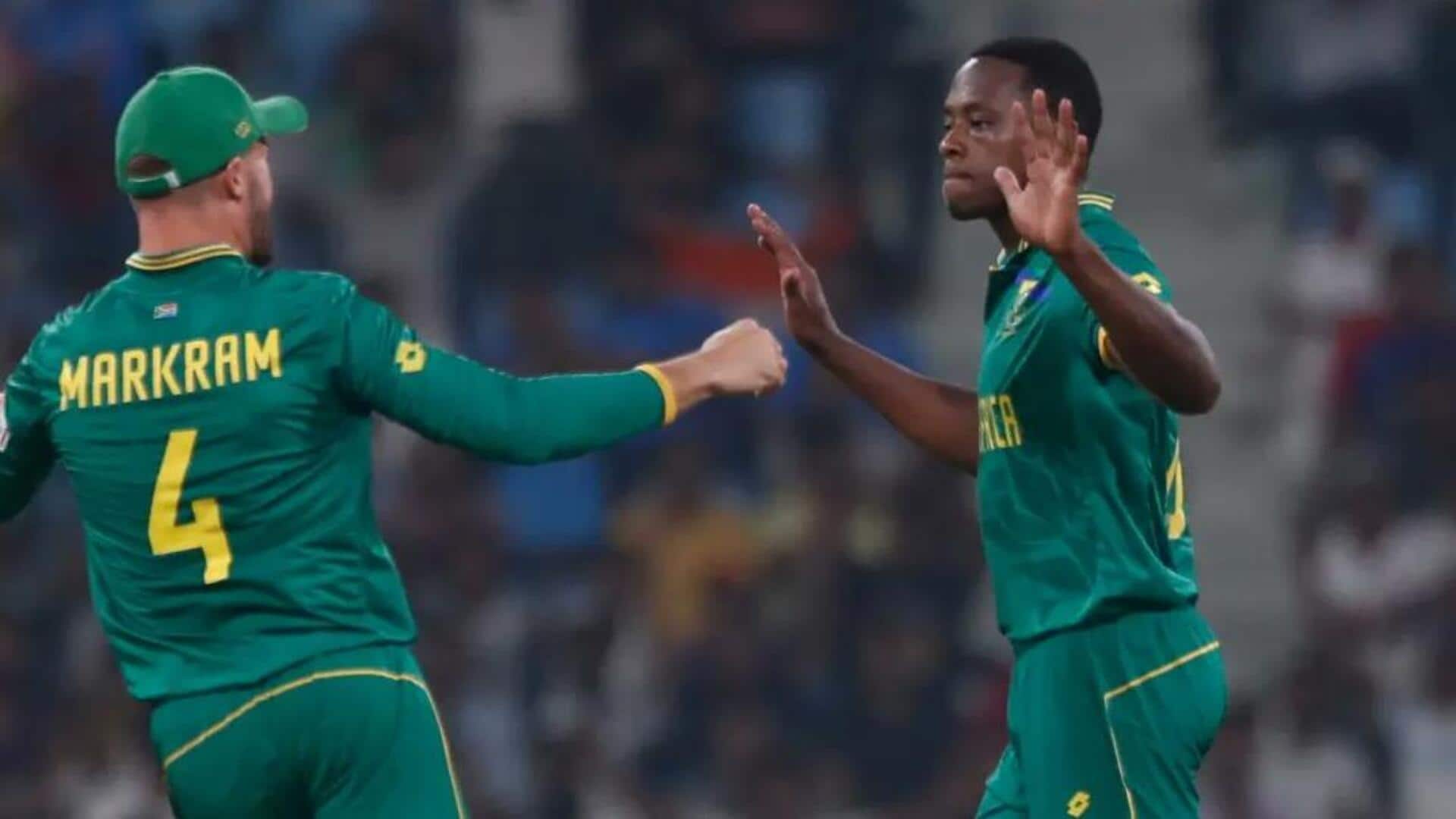 Kagiso Rabada records his career-best World Cup bowling figures: Stats