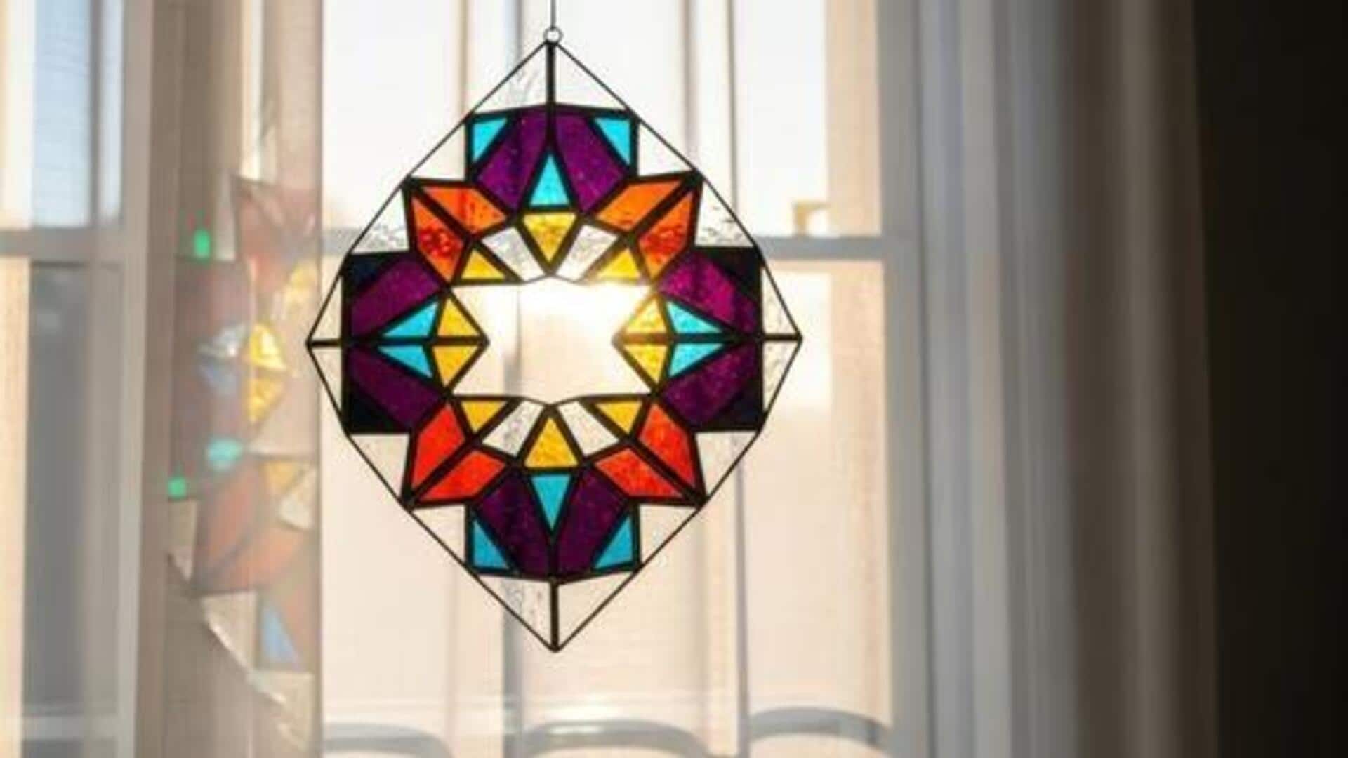 DIY: How to make glass suncatchers 
