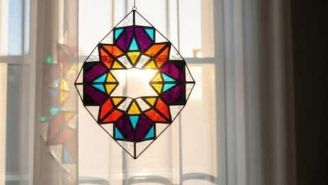 DIY: How to make glass suncatchers 