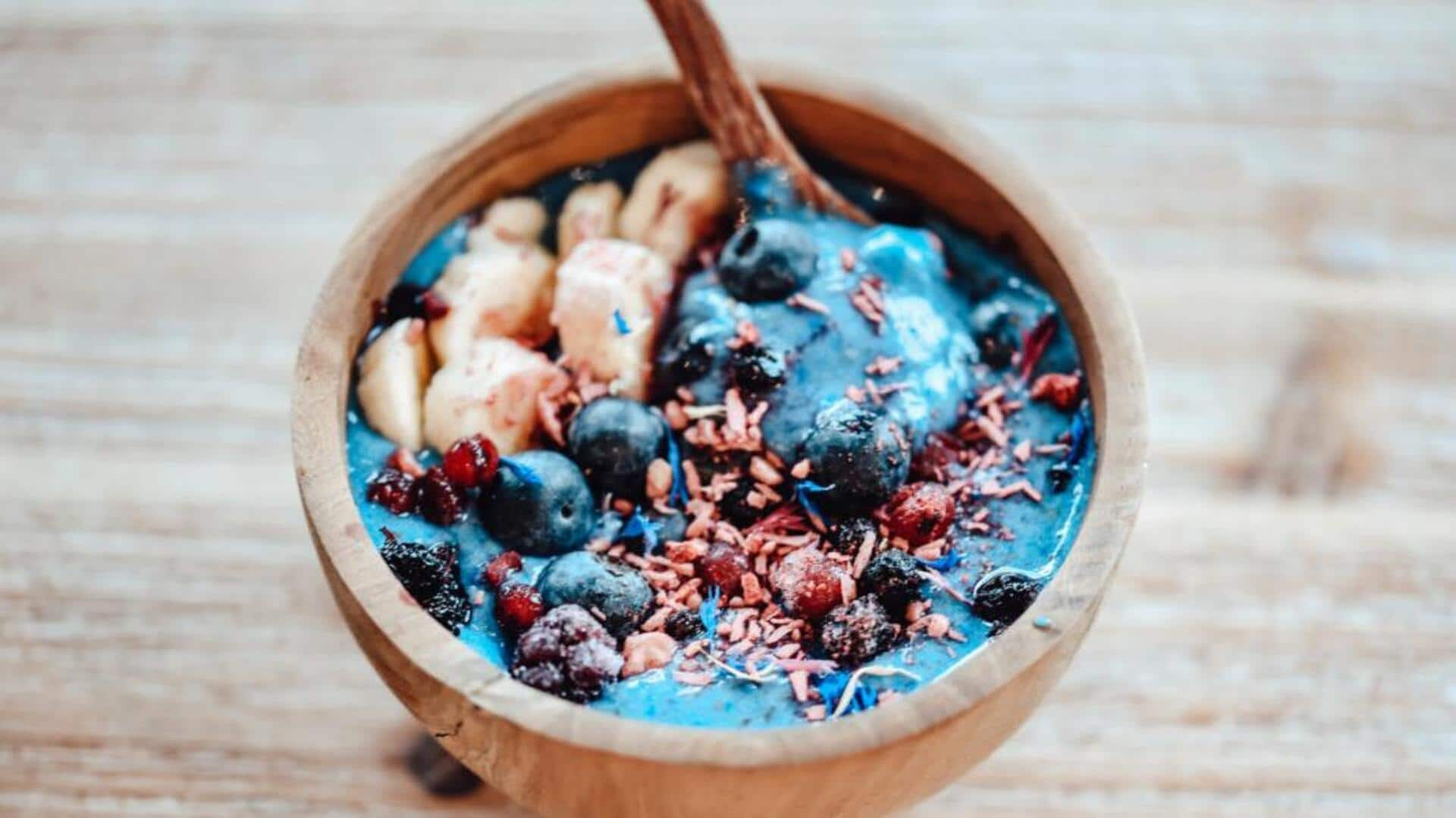 Boost your iron intake with spirulina smoothie bowls