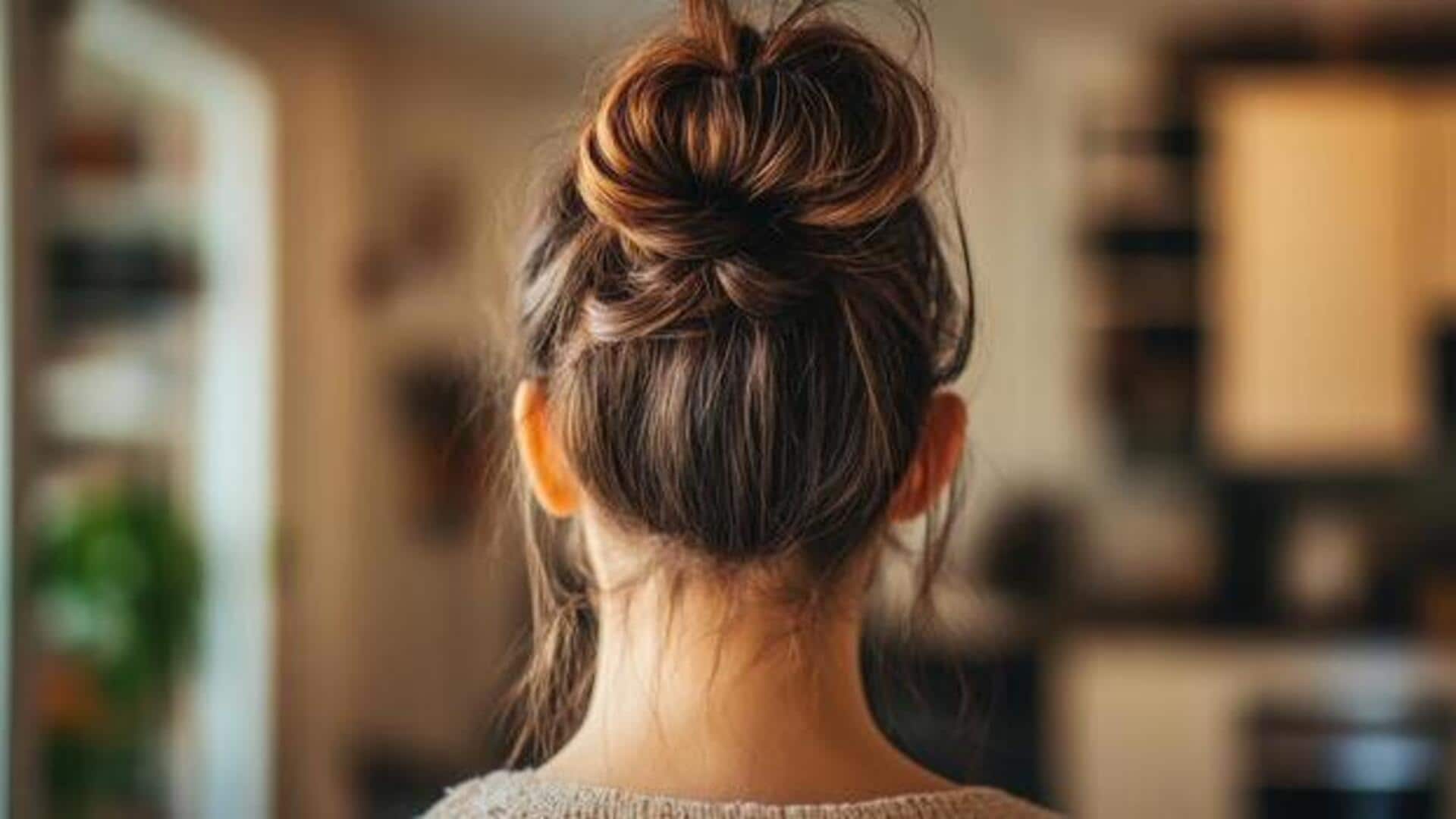 How to get the perfect high bun in minutes 