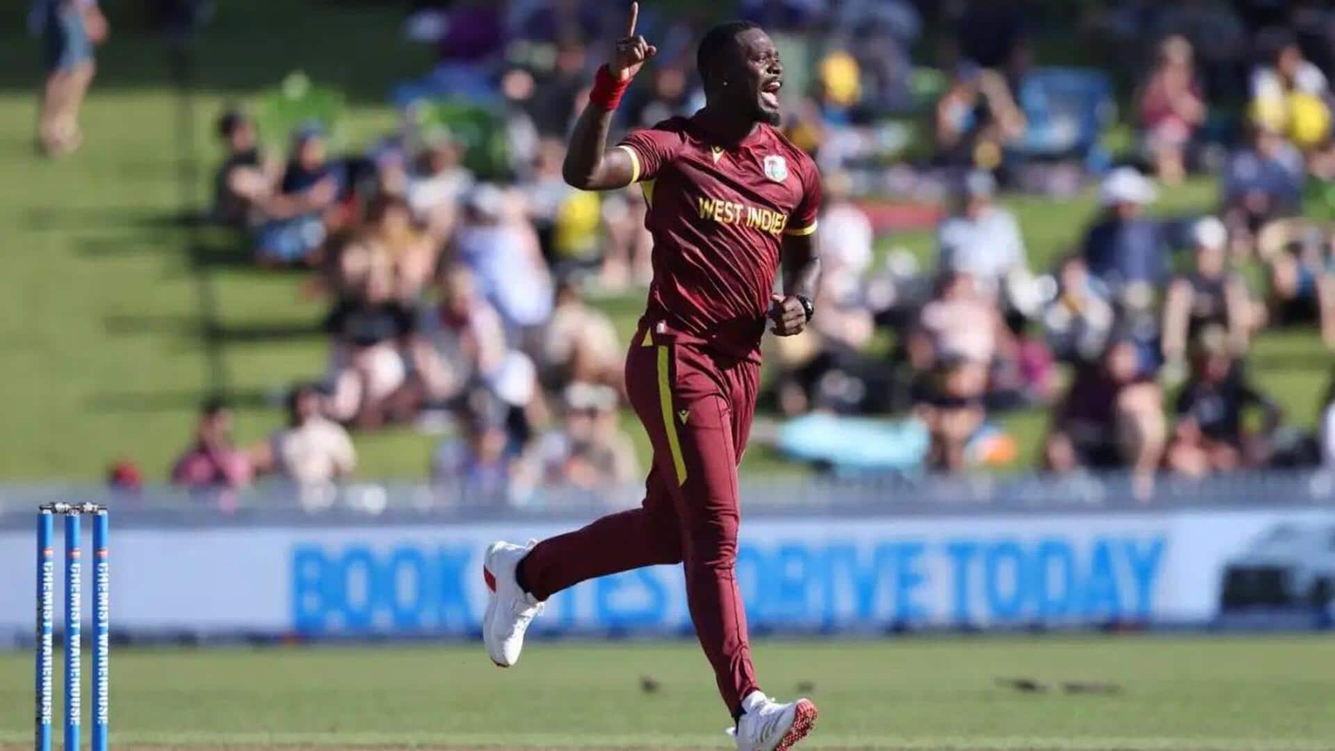 3rd ODI, Jayden Seales claims three-fer versus India: Key stats
