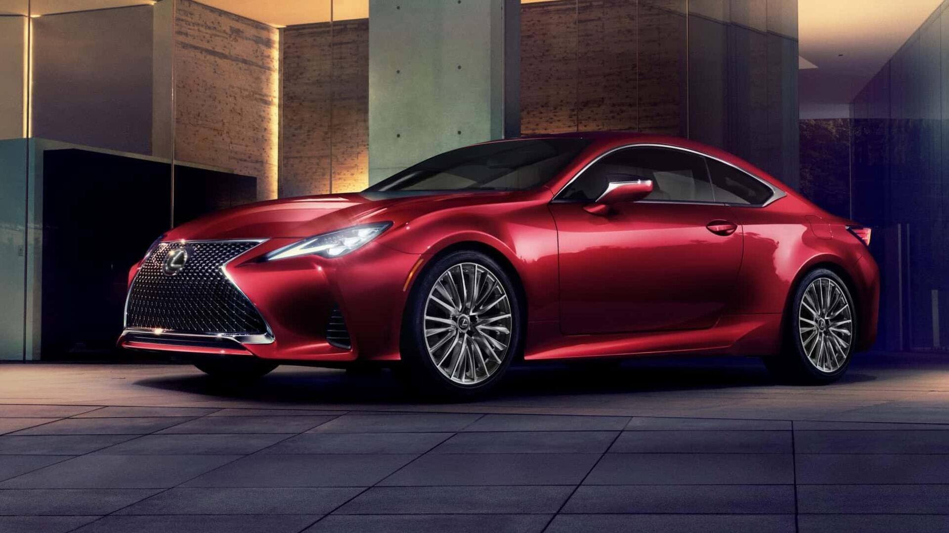 2024 Lexus RC and RC F unveiled with subtle updates