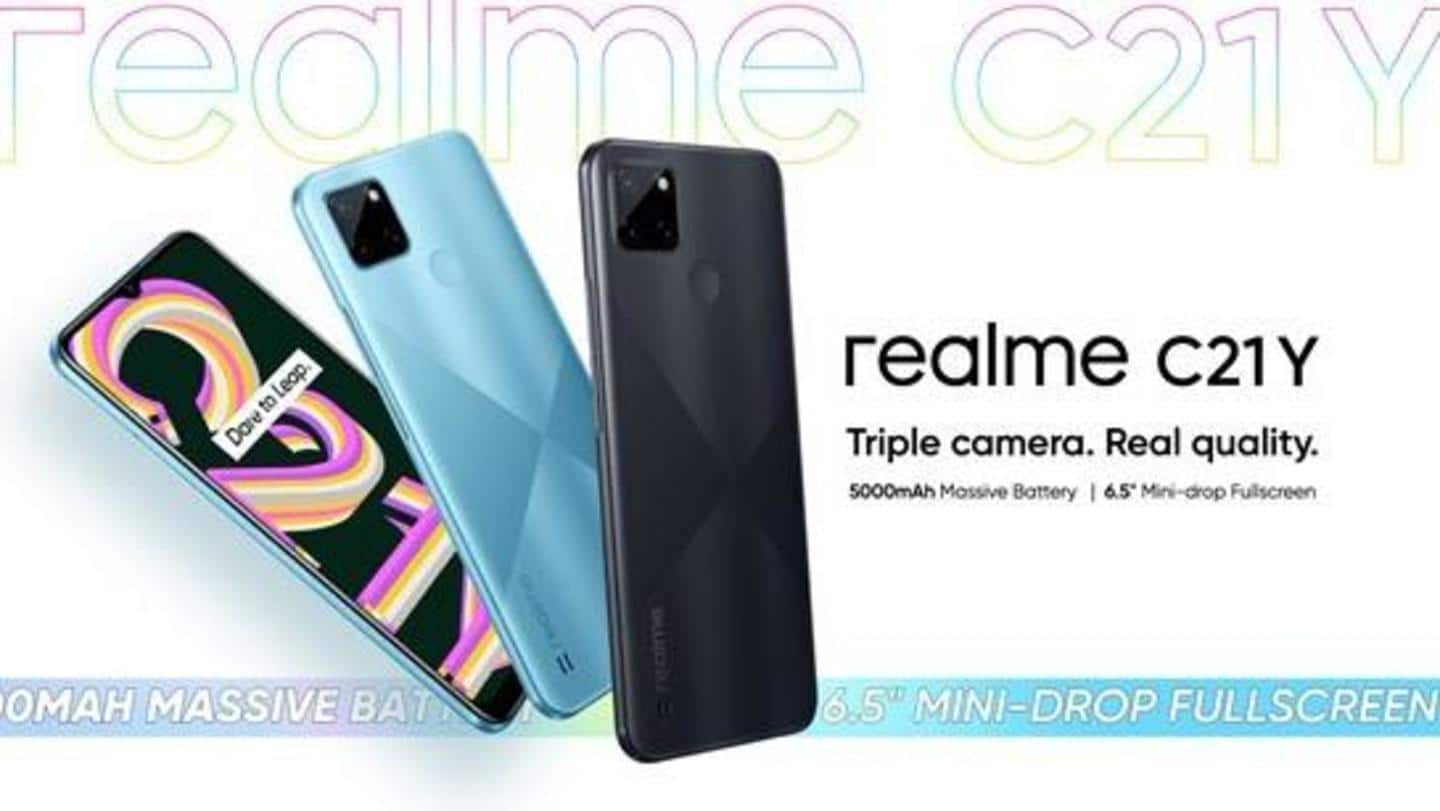Realme C21Y will be launched in India on August 23