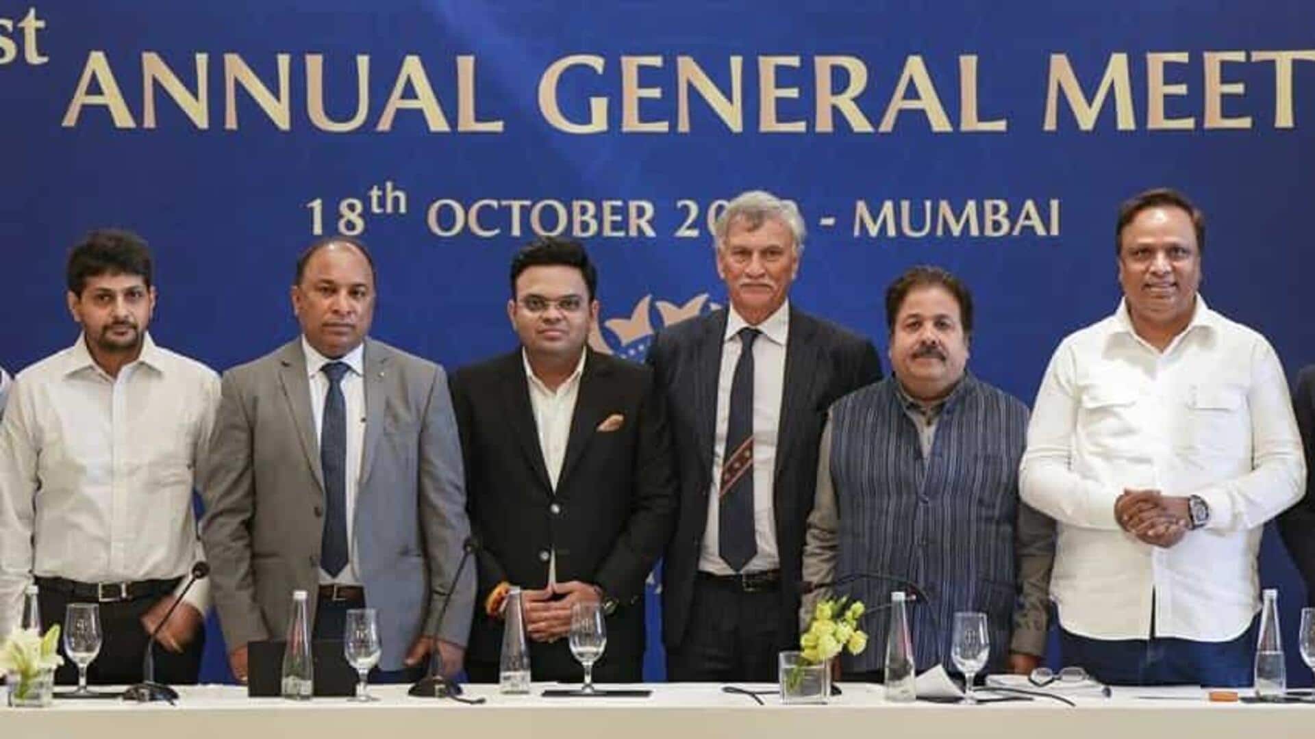 BCCI president to be elected unanimously, no elections: Arun Dhumal