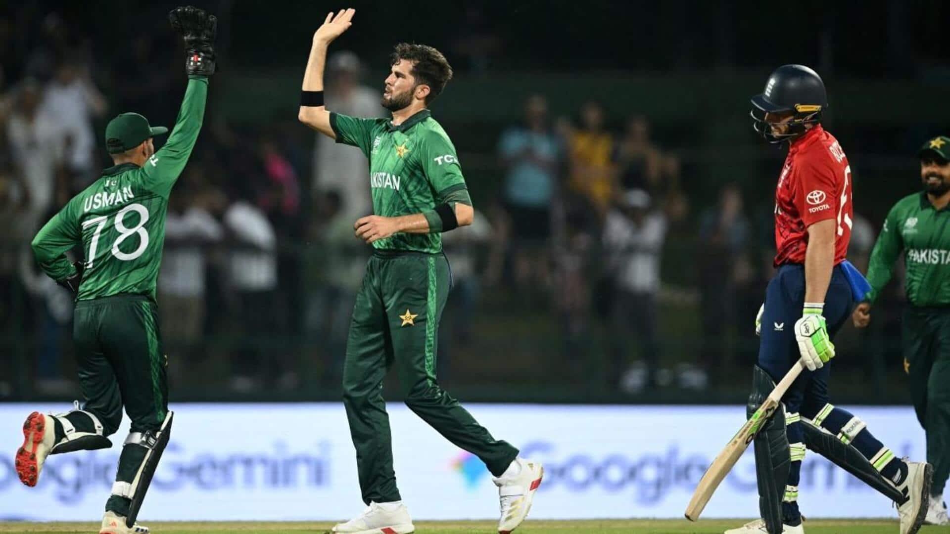 T20 World Cup: Pakistan lose to England despite Shaheen-Tariq threat 
