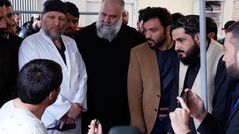 Afghanistan cricket team visits Kabul hospitals after Pakistan airstrike