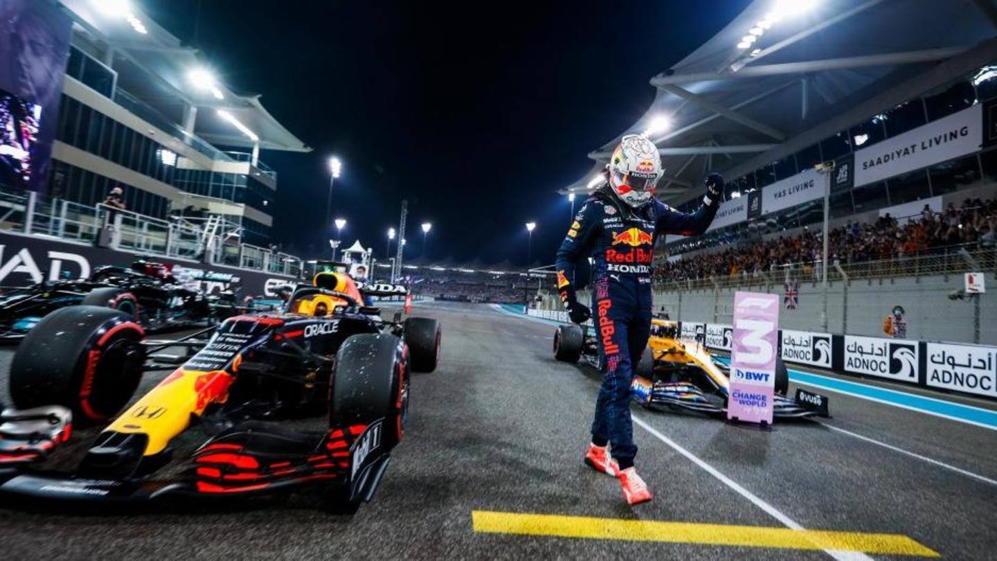 All we know about Max Verstappen's dramatic F1 championship win