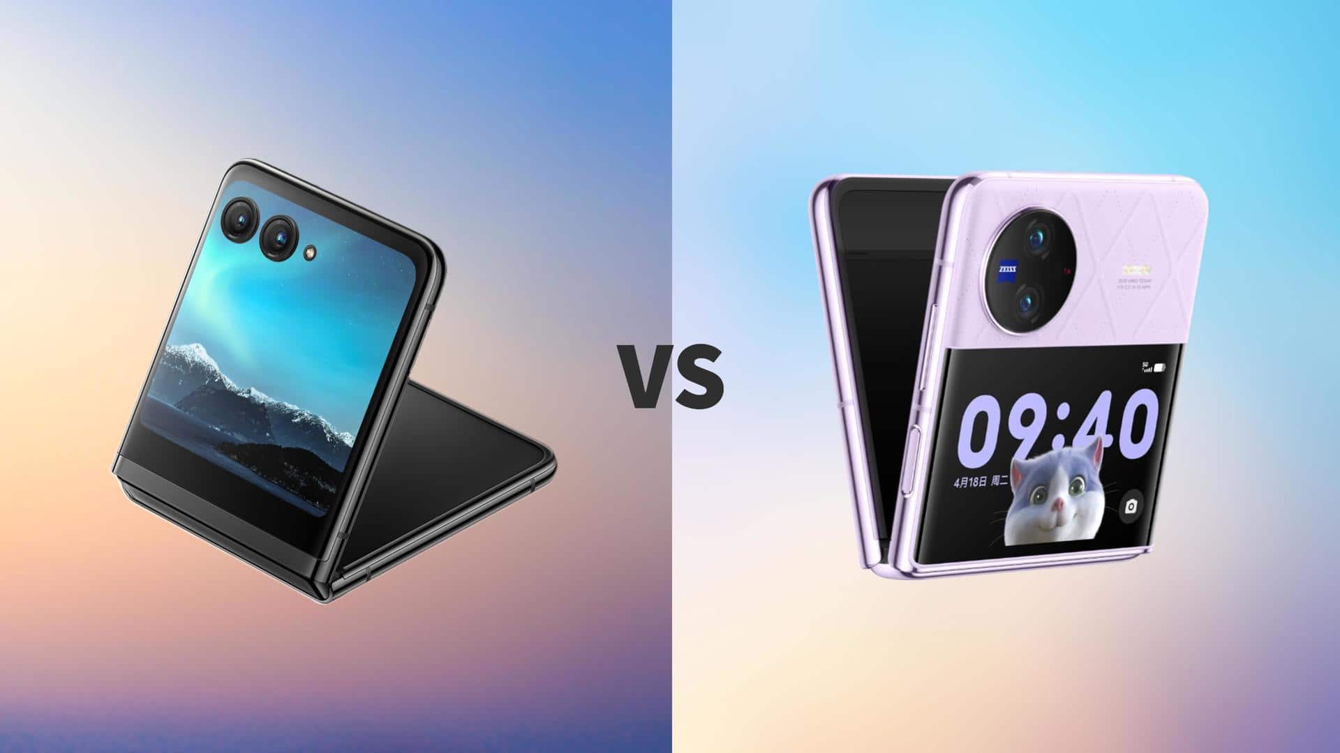 RAZR 40 Ultra v/s Vivo X Flip: Which is better 