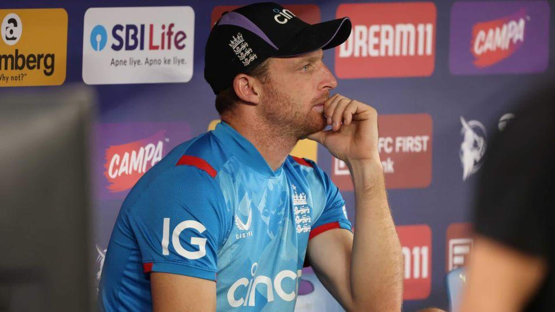 Jos Buttler ruled out of Pakistan ODI tri-series with injury