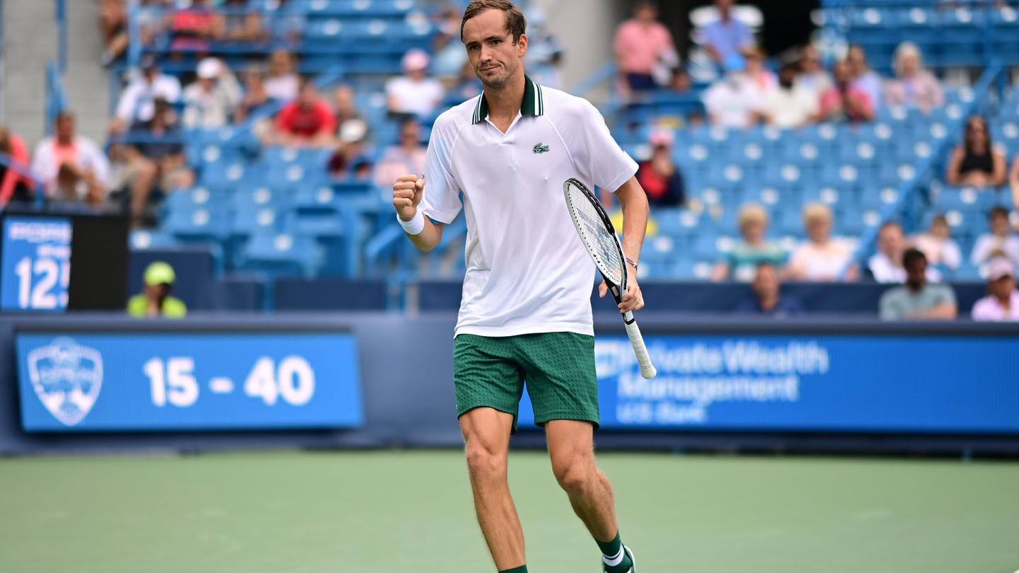 I was feeling great during the match: Medvedev I was feeling great during the match: Medvedev