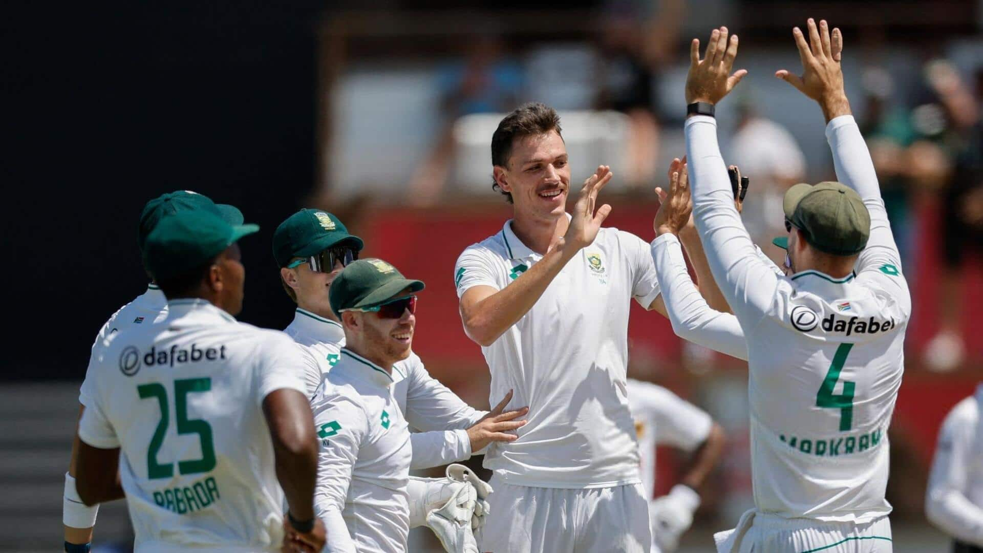 Marco Jansen rattles Pakistan with 6/52 in Boxing Day Test