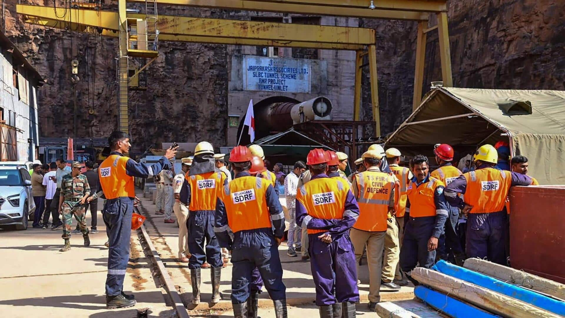 Telangana tunnel collapse: Rescue teams reach roof's final point 