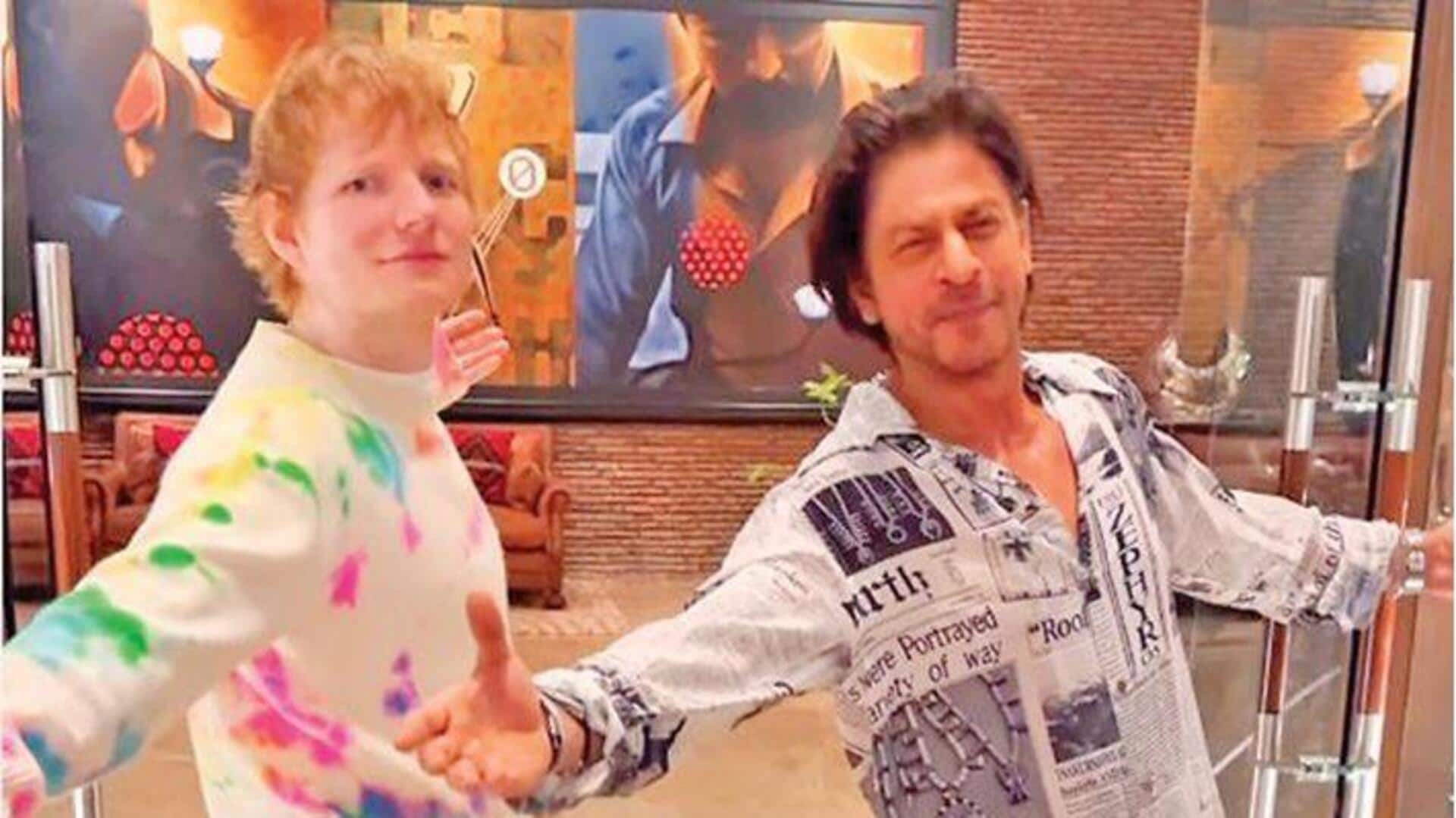 Ed Sheeran reveals how Shah Rukh's cameo in 'Sapphire' happened Ed Sheeran reveals how Shah Rukh's cameo in 'Sapphire' happened