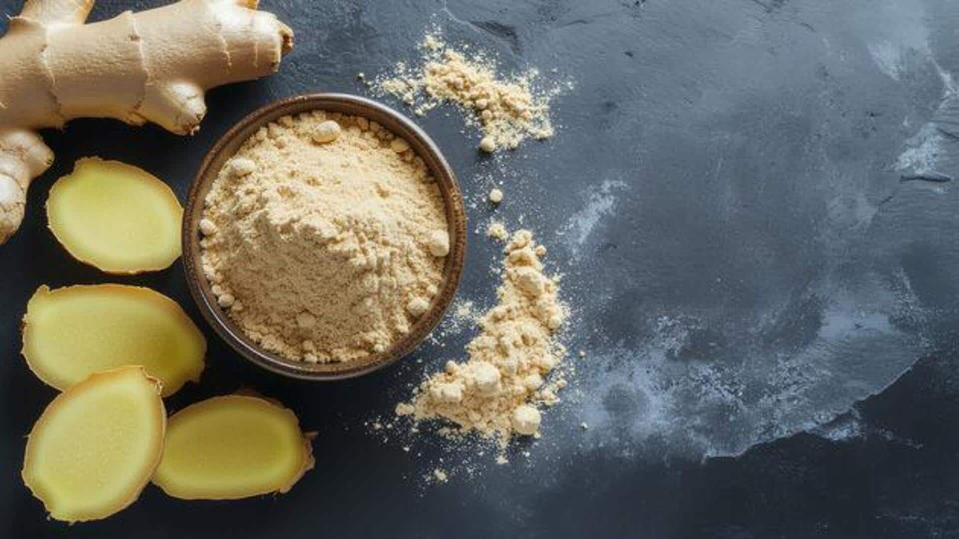 5 health benefits of dry ginger powder