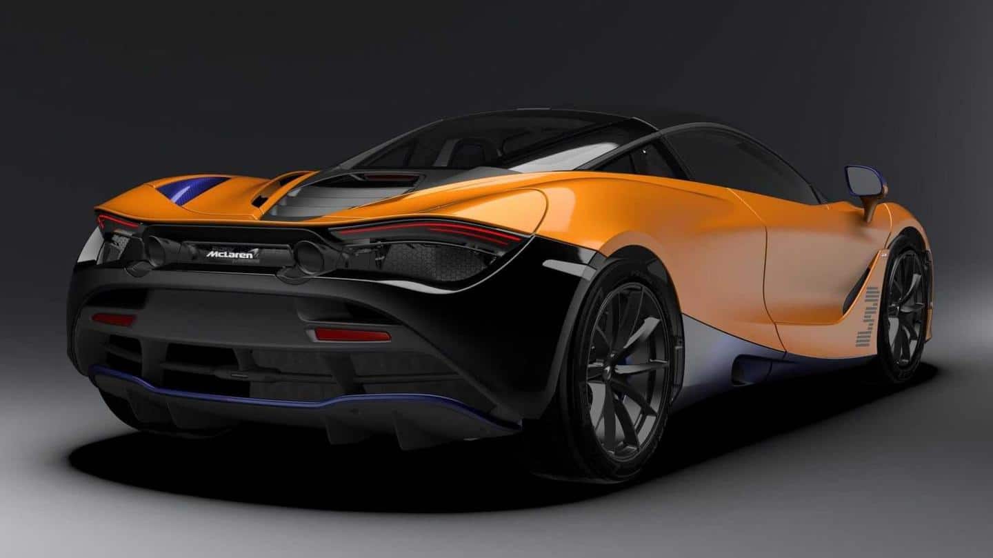The car has triangular headlights and dual exhaust tips The car has triangular headlights and dual exhaust tips