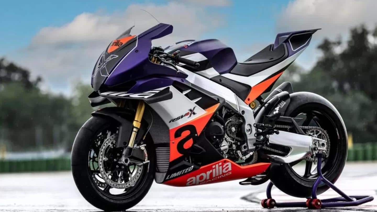 Limited-edition Aprilia RSV4 XTrenta racing motorcycle goes official: Check features