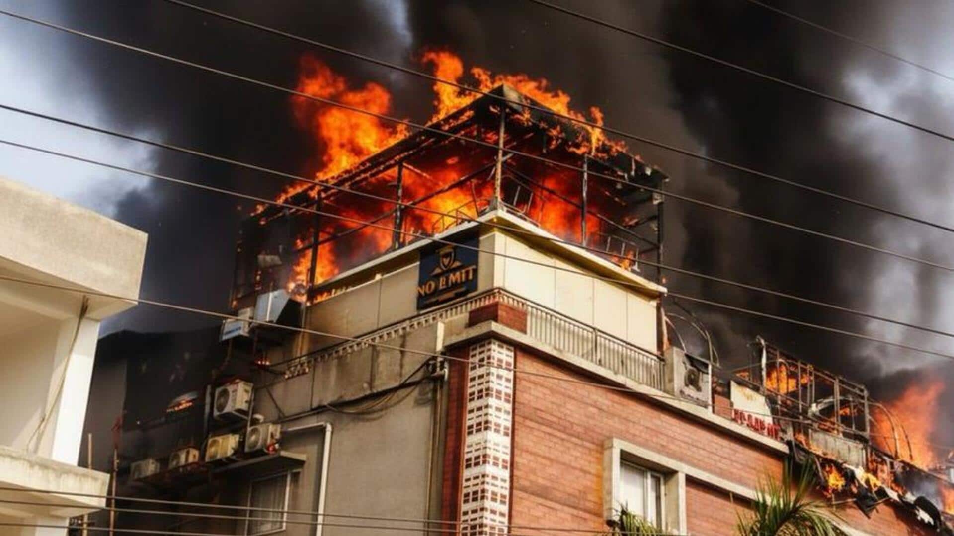 Video: After Goa, fire breaks out at nightclub in Bhubaneswar