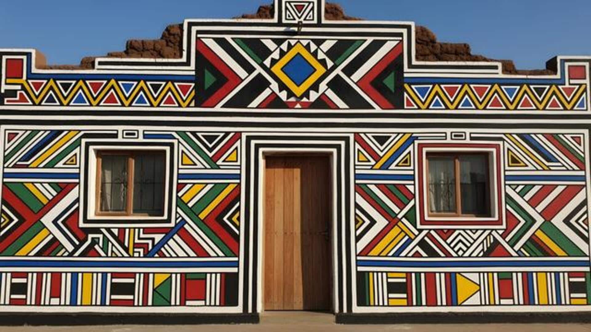 Ndebele wall art: Techniques and evolution  