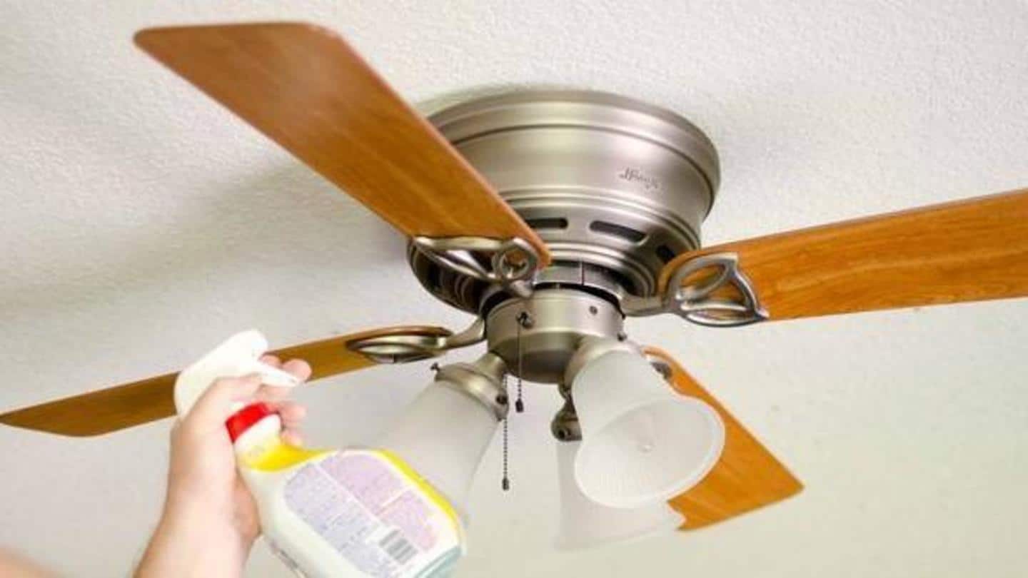 Tips to keep lights and fans clean at your home