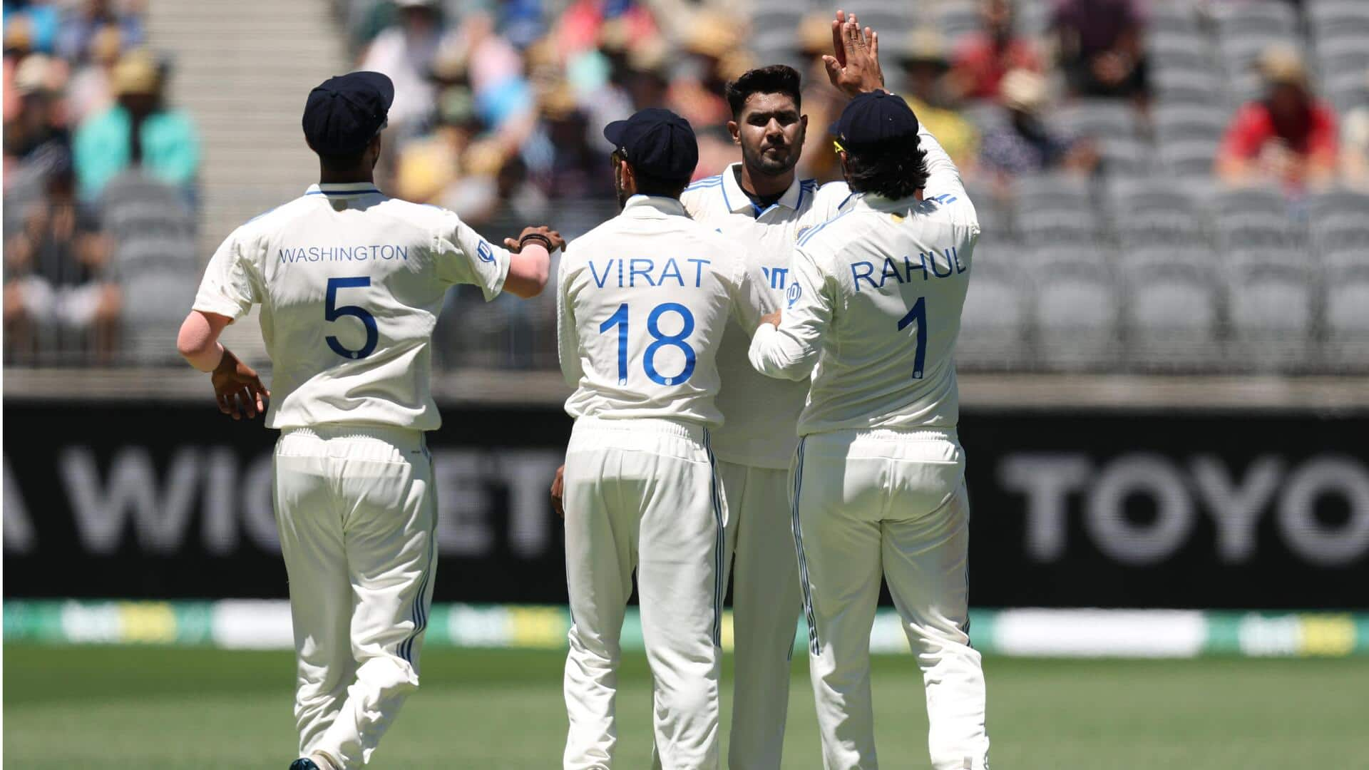 Harshit Rana's three-fer on Test debut restricts Australia to 104/10