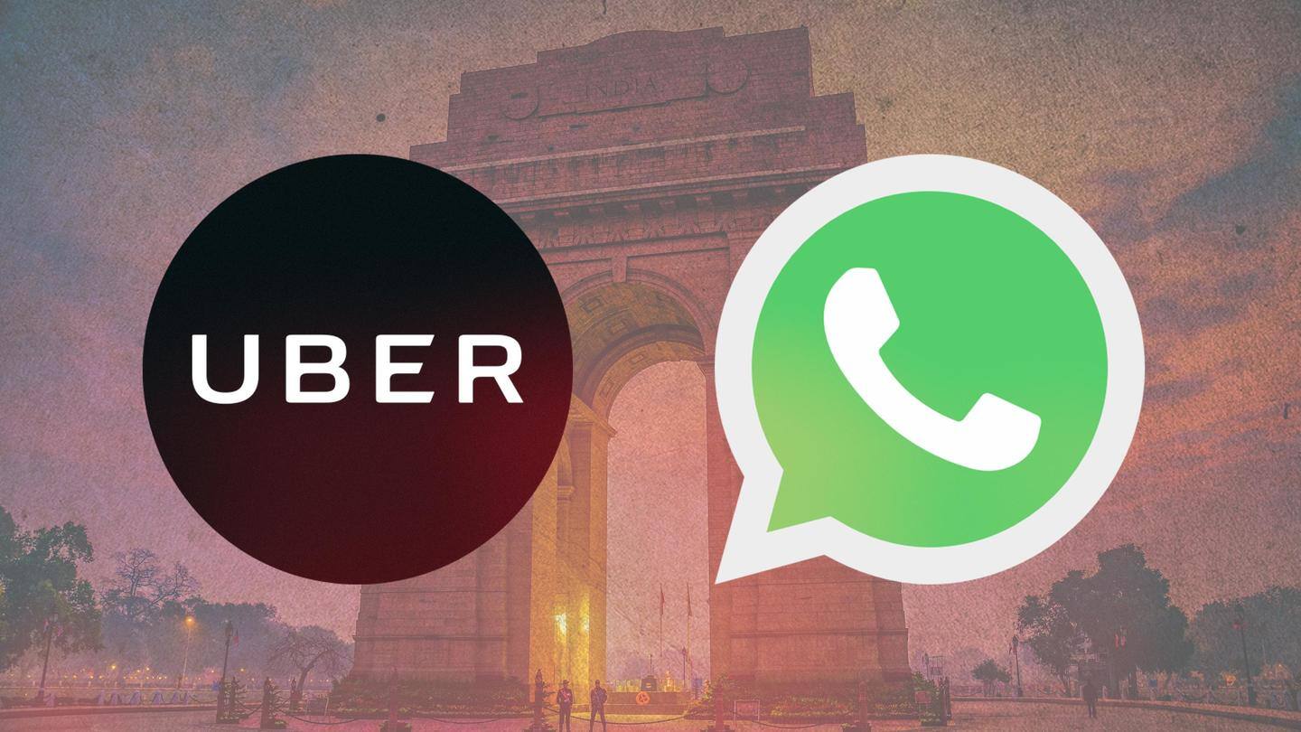 Delhi-NCR folks can book Uber rides via WhatsApp: Here's how