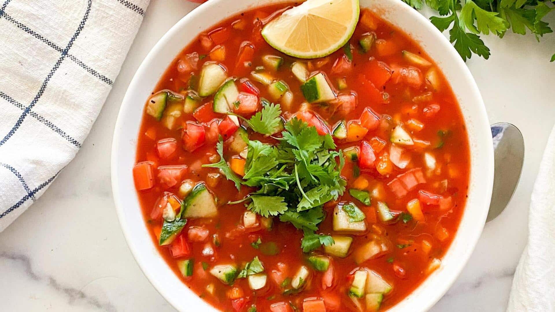 Recipe-o'-clock: Savor this refreshing chilled gazpacho soup