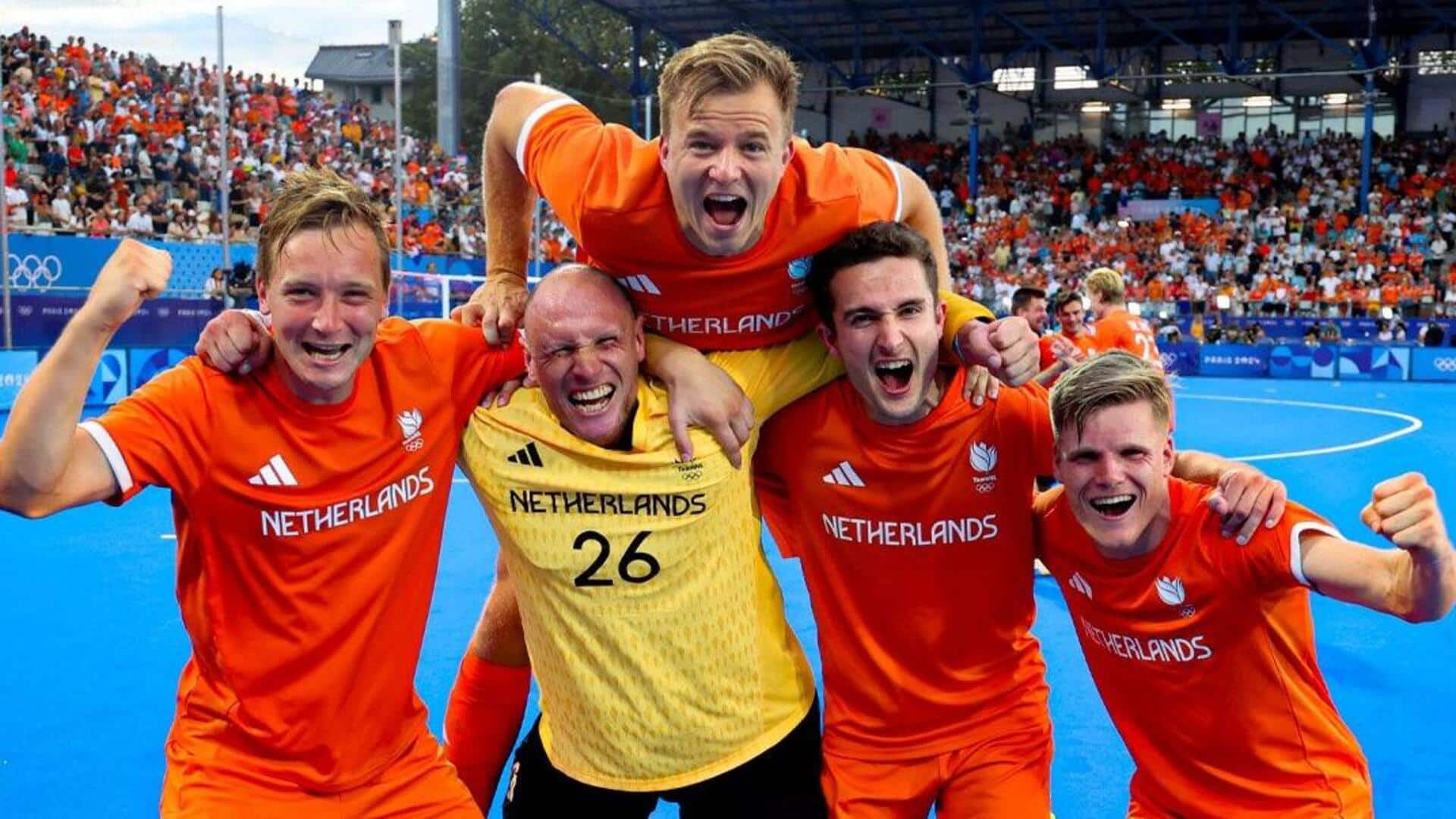 Olympics, men's hockey: Crunch stats of Paris gold winners Netherlands