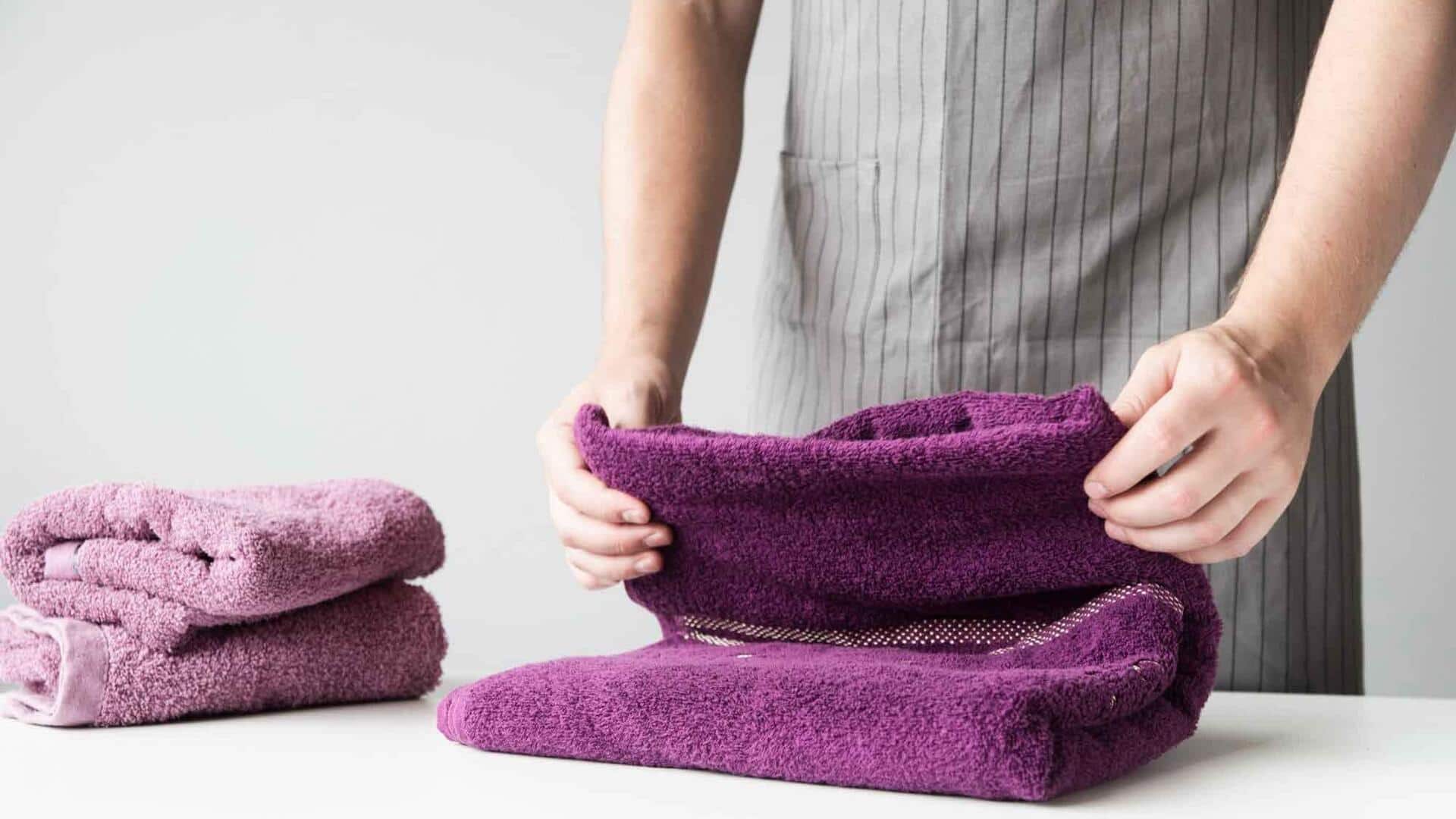 How to use towel folding to achieve mindfulness