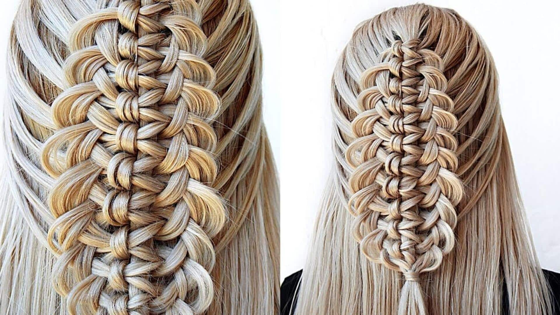 Macrame braids: A cool, handwoven hair illusion