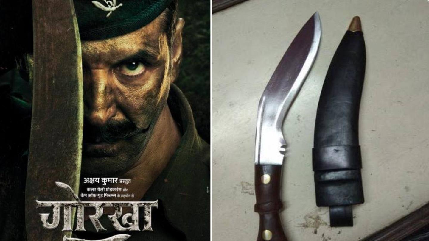 Ex-Gorkha official describes what a 'khukri' looks like to Kumar Ex-Gorkha official describes what a 'khukri' looks like to Kumar