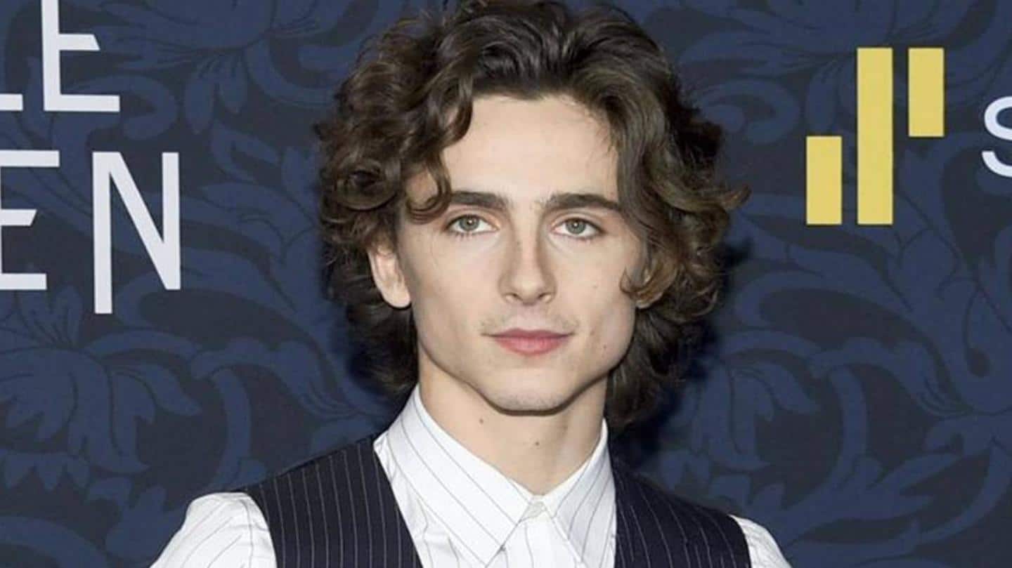 Timothee Chalamet shares first look as Willy Wonka on Instagram