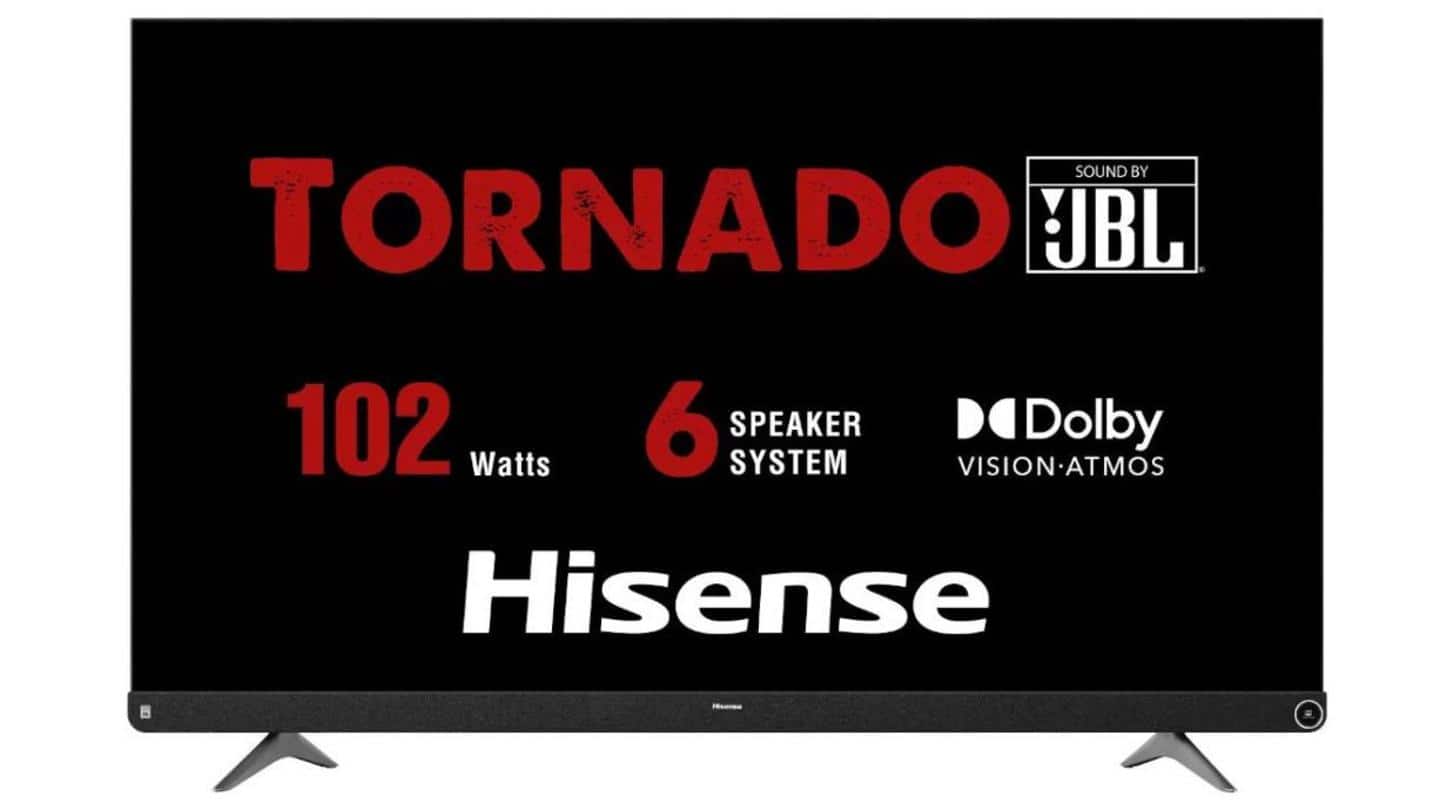 Tornado 65-inch 4K TV packs a 102W JBL sound system Tornado 65-inch 4K TV packs a 102W JBL sound system