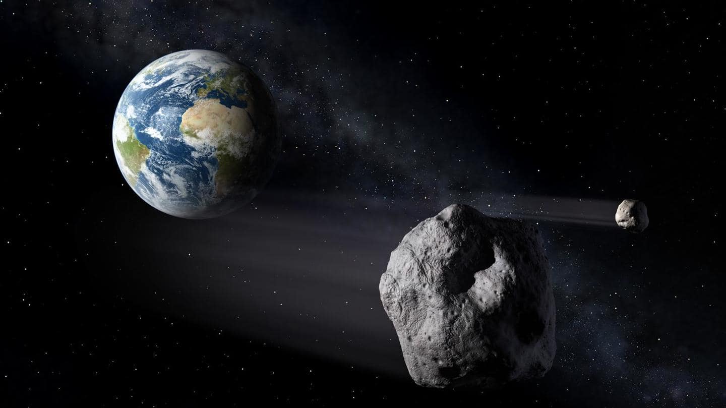 Asteroid larger than two football fields whizzed past Earth today