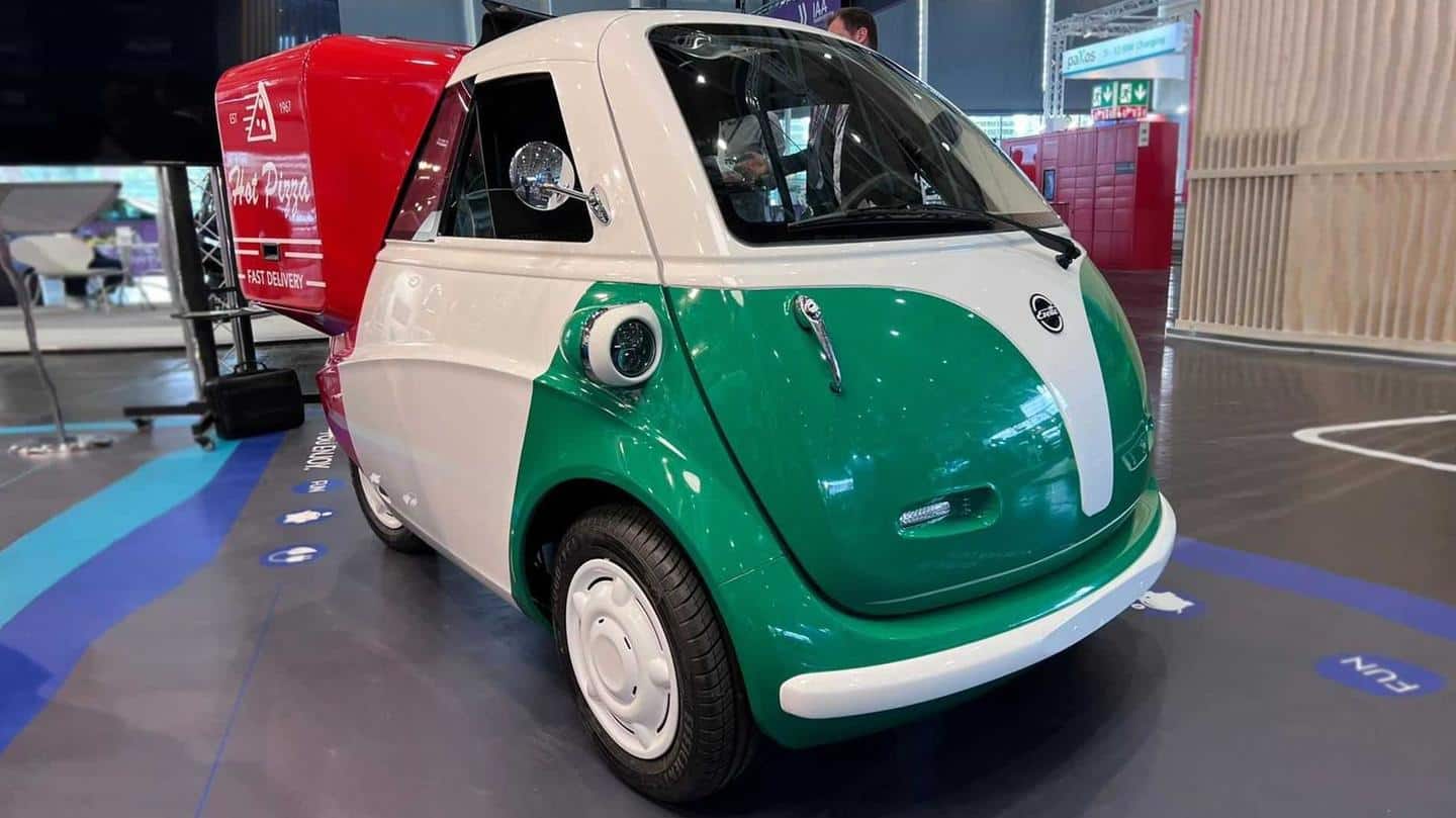 Electric Brands' Evetta EV showcased as cute-looking pizza delivery vehicle