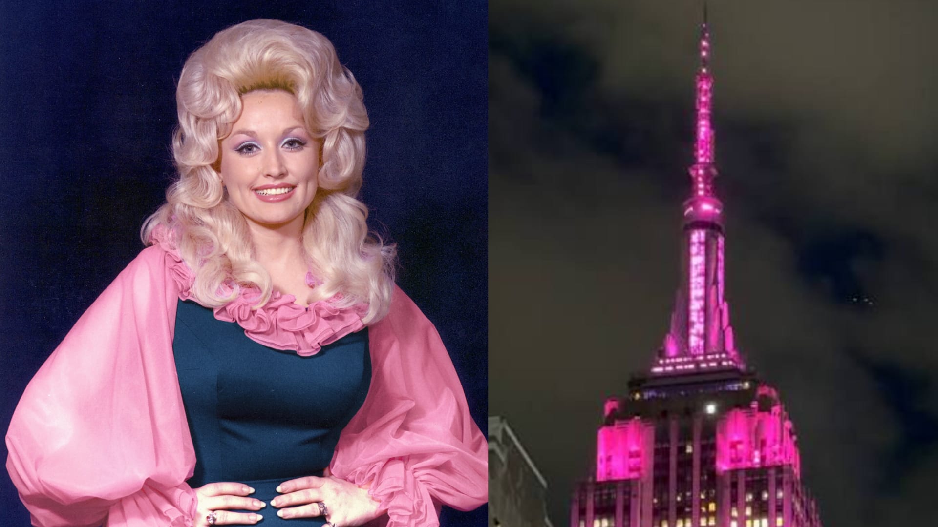 Empire State Building turns pink to honor Dolly Parton