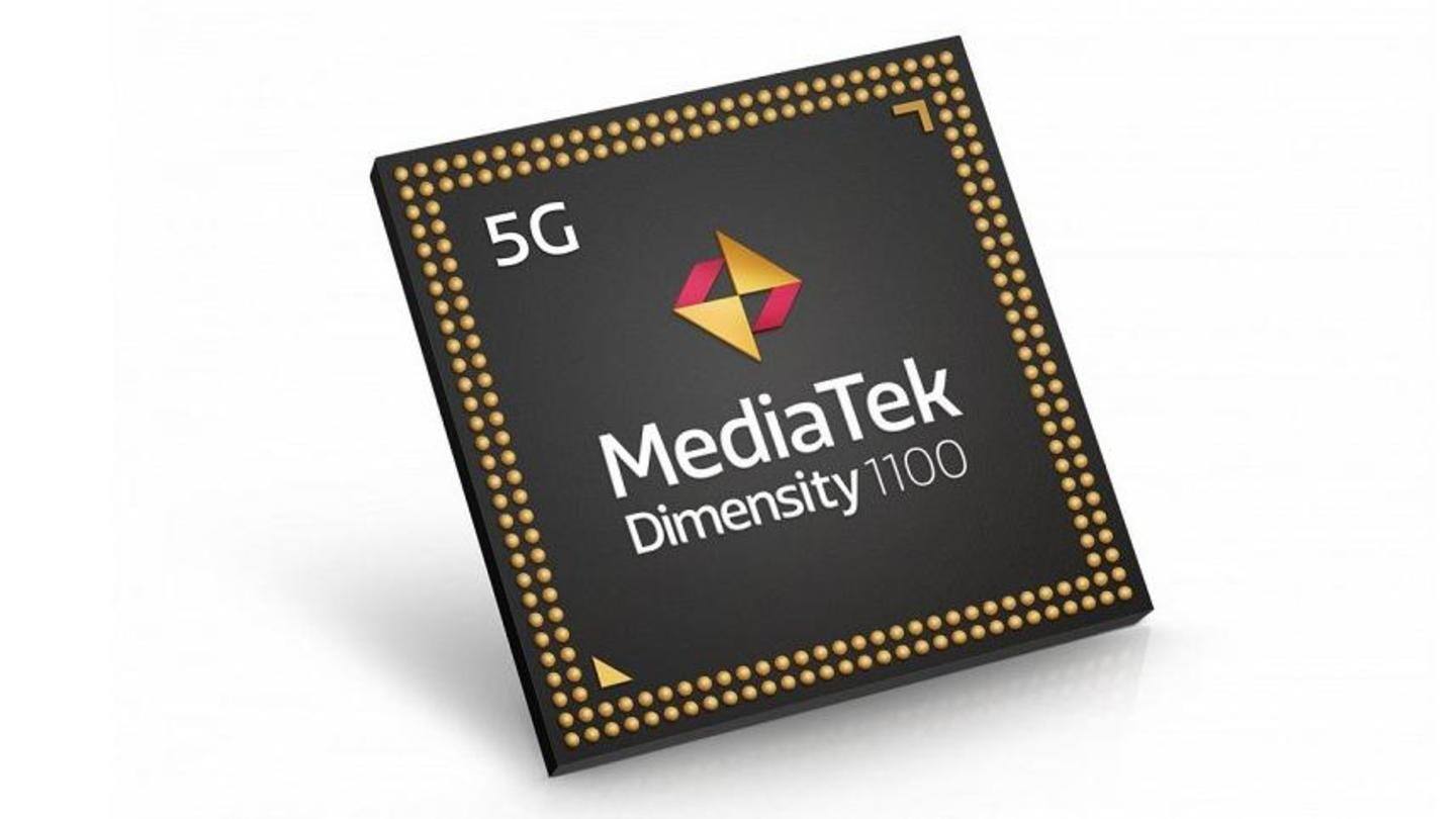 It will be backed by a Dimensity 1100 chipset It will be backed by a Dimensity 1100 chipset