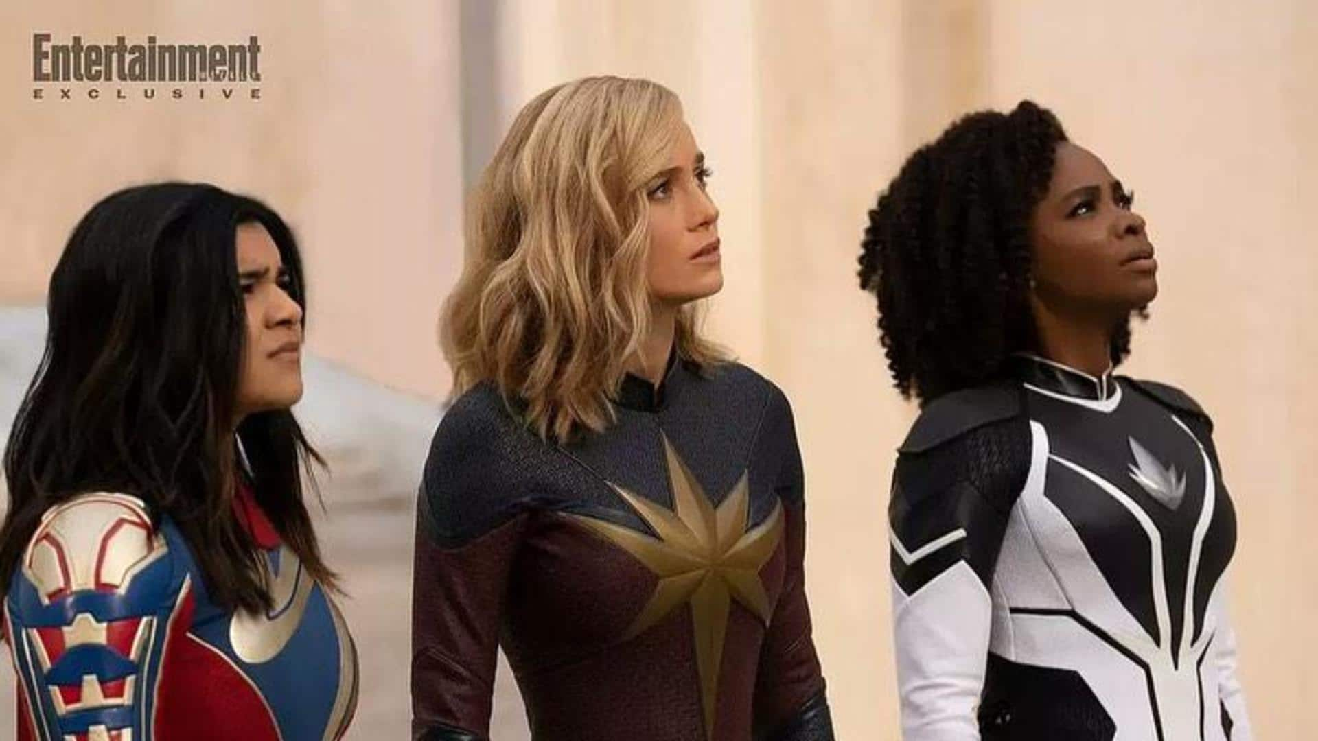 Brie Larson-Iman Vellani-Teyonah Parris shine in new 'The Marvels' visuals