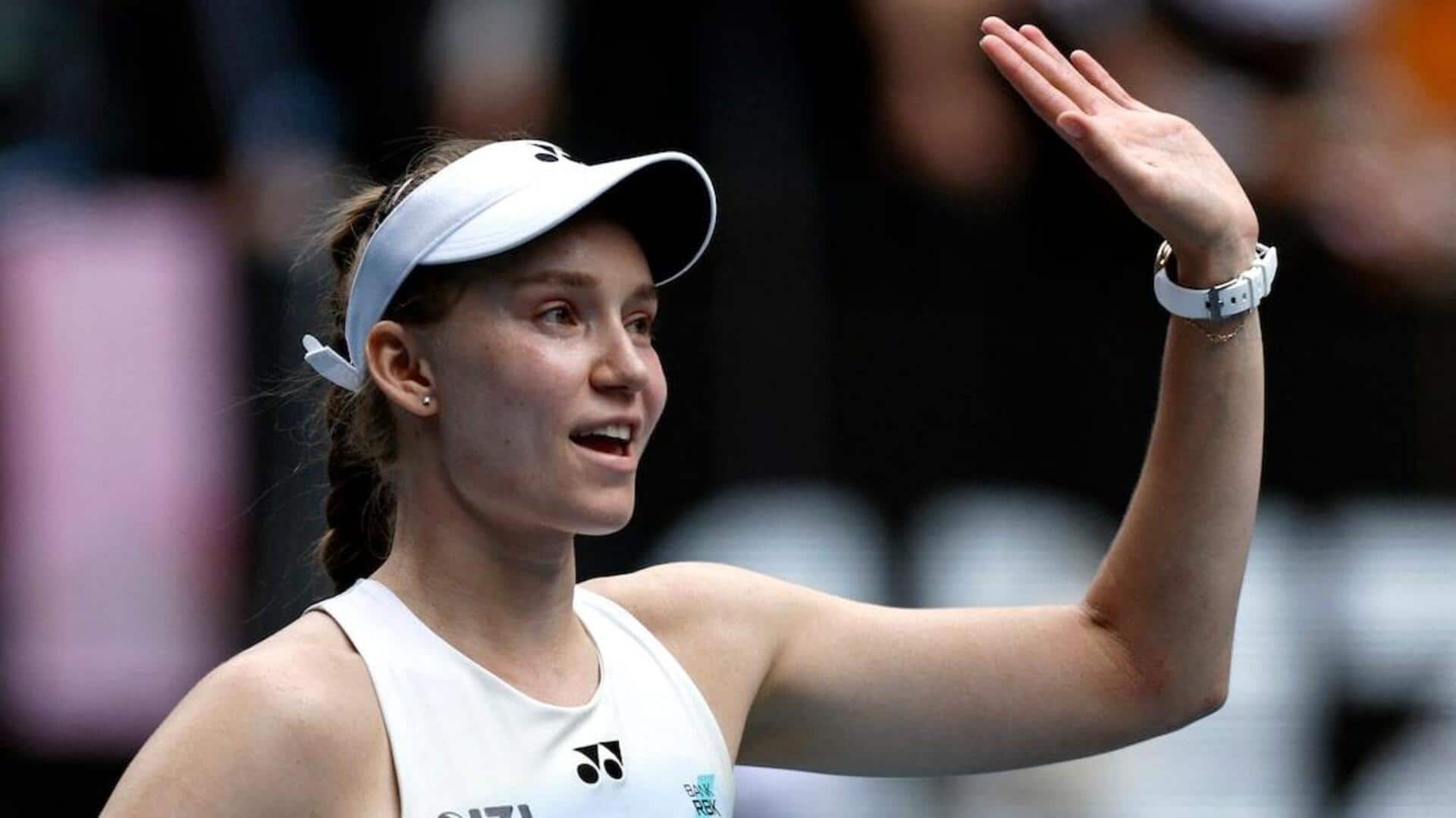Elena Rybakina reaches her second Australian Open final: Stats