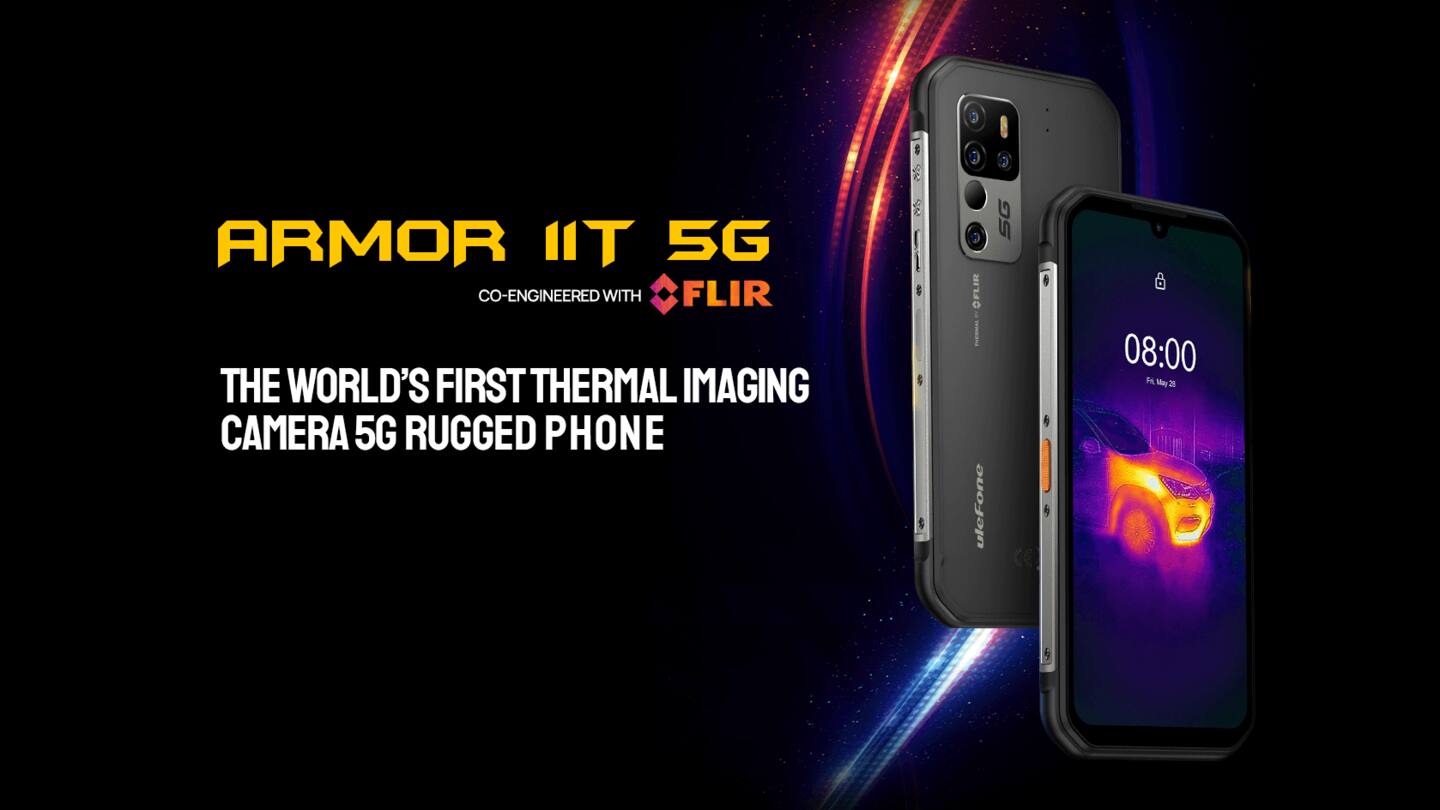 Ulefone Armor 11T 5G, with thermal imaging camera, goes official