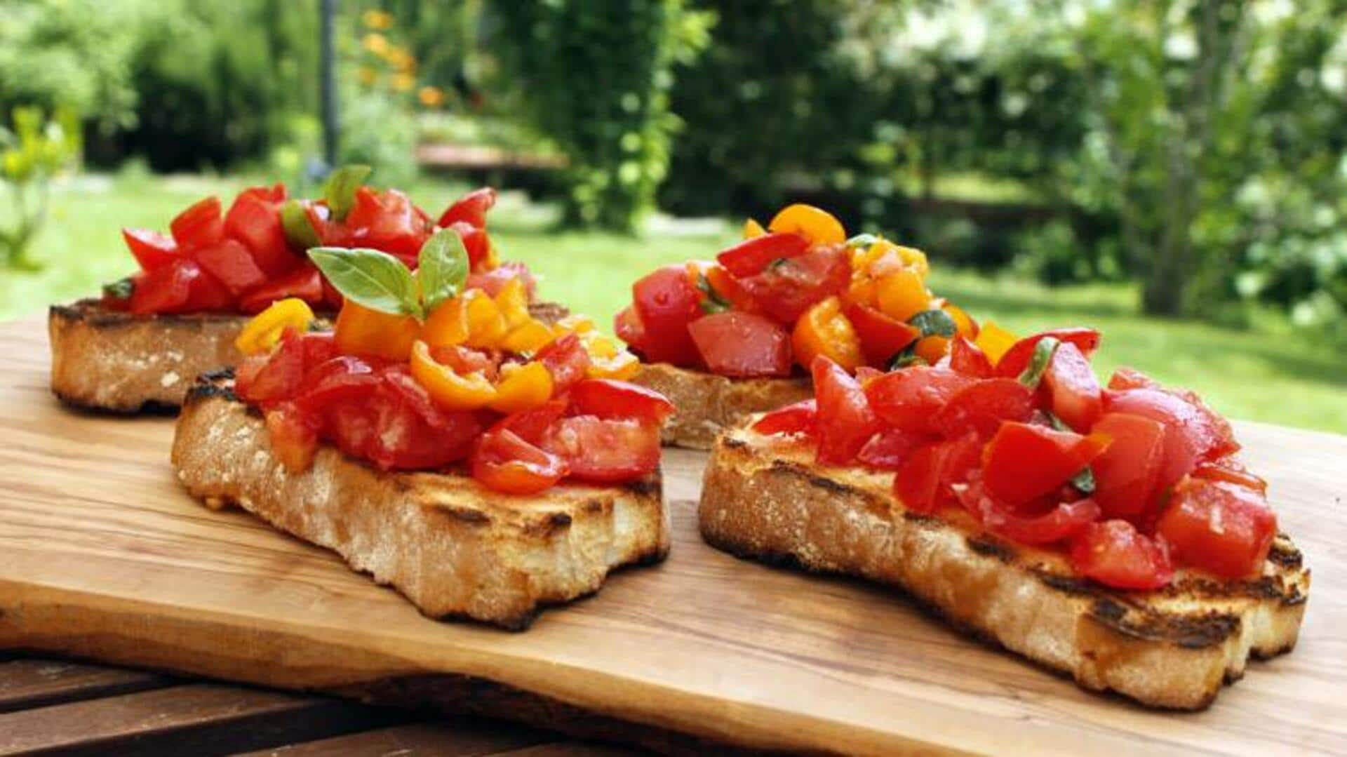 Essential toppings for authentic Italian bruschetta