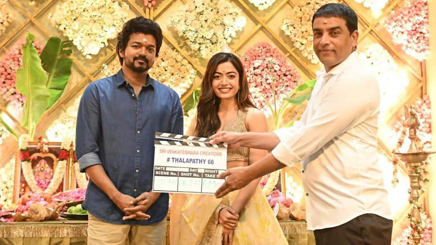 'Thalapathy 66': Vijay, Rashmika Mandanna-starrer starts rolling in Chennai