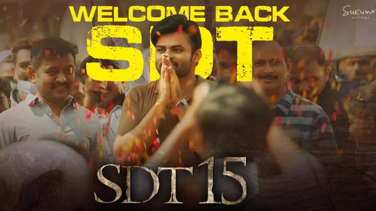 Sai Dharam Tej resumes 'SDT15' shooting, six months after accident
