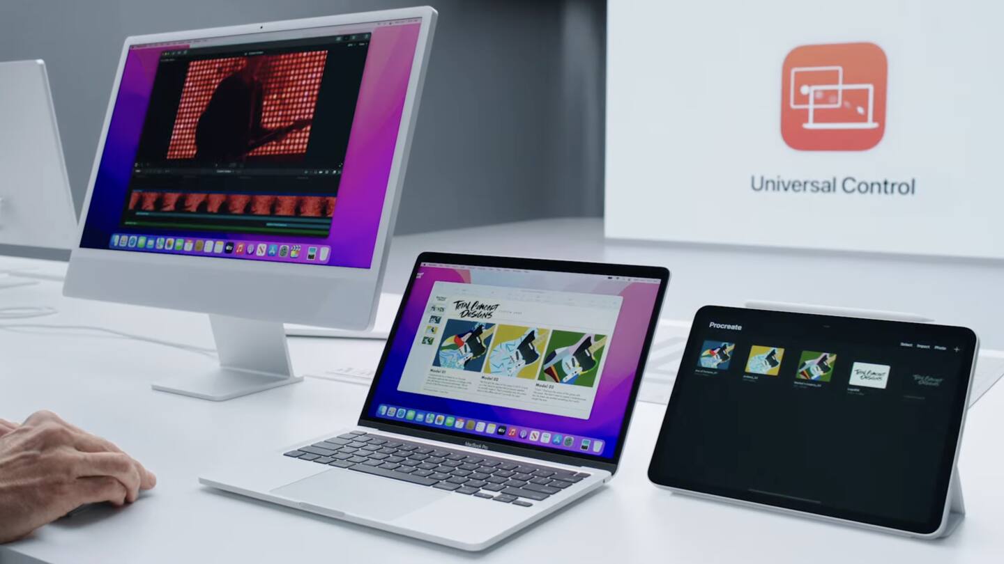 Universal Control would let macOS Monterey, iOS devices share peripherals Universal Control would let macOS Monterey, iOS devices share peripherals